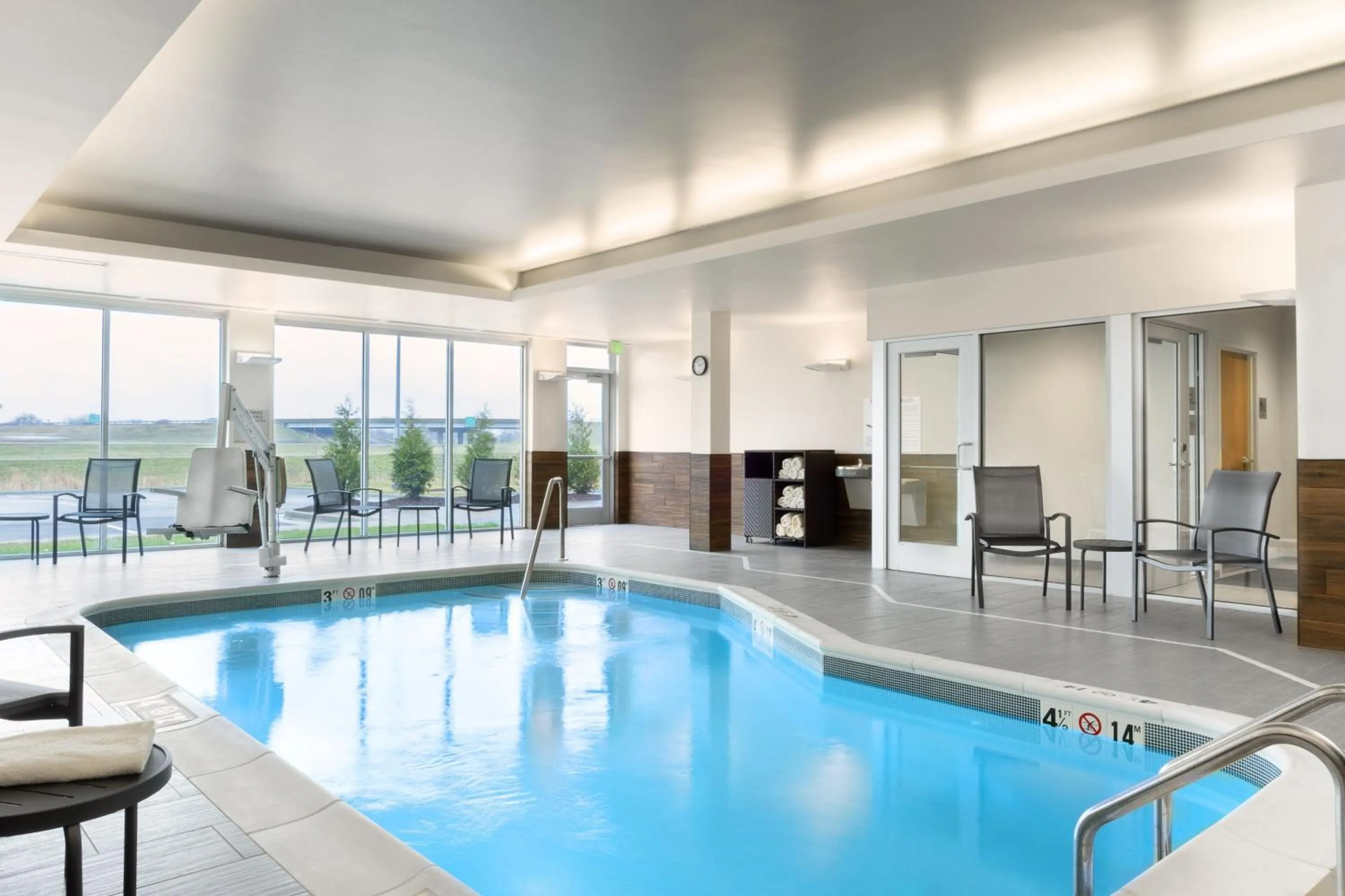 Swimming pool in Fairfield by Marriott Inn and Suites O Fallon IL