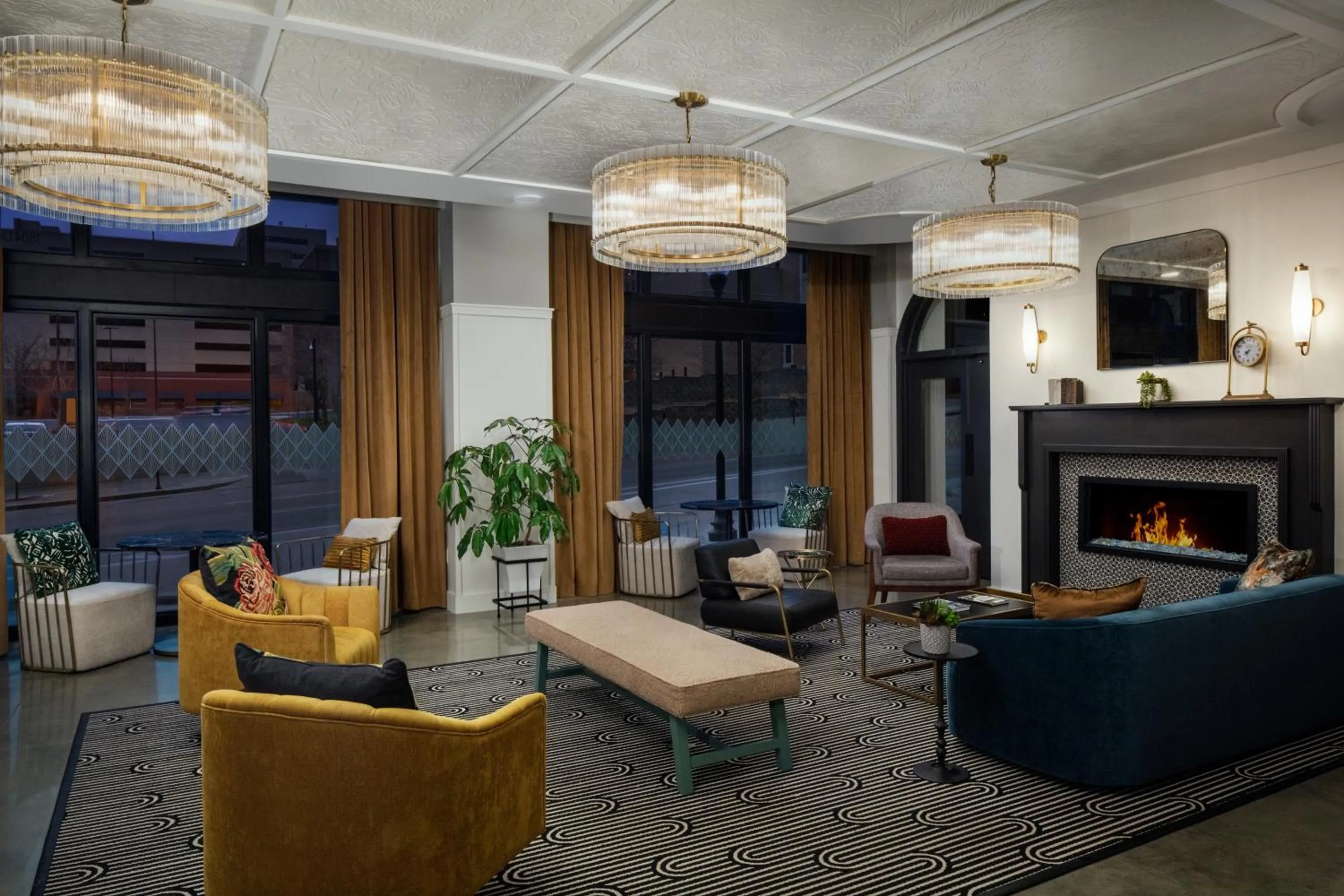 Lobby or reception in Hotel Indigo - Omaha Downtown by IHG