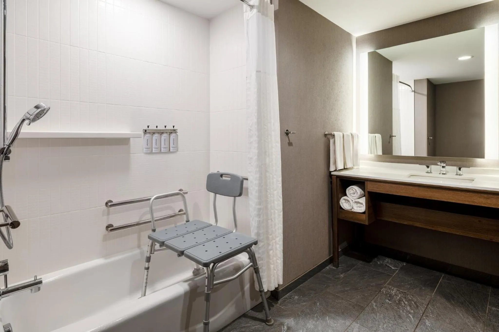 Bathroom in Staybridge Suites Rochester - Mayo Clinic Area by IHG