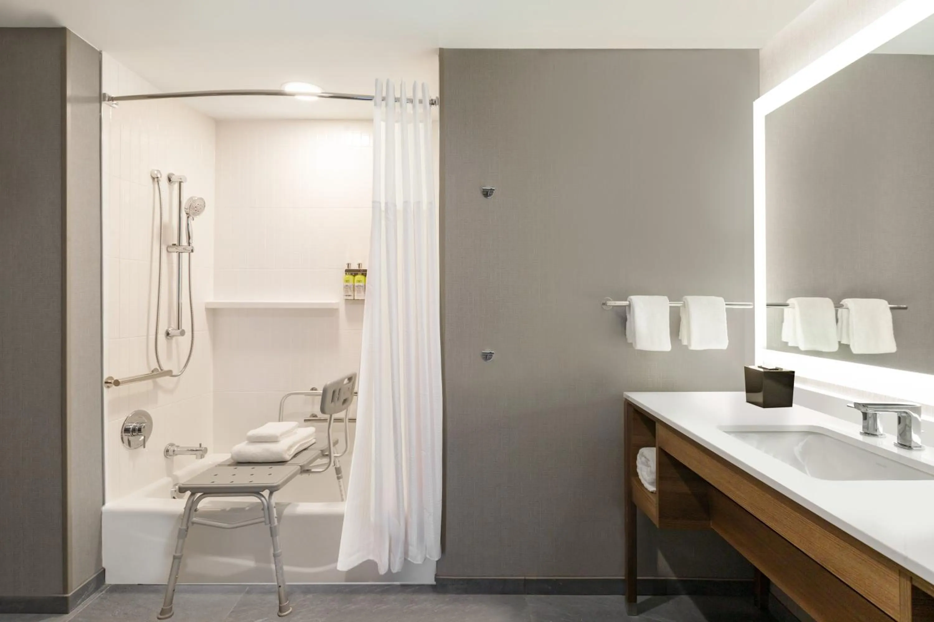 Bathroom in Staybridge Suites Rochester - Mayo Clinic Area by IHG