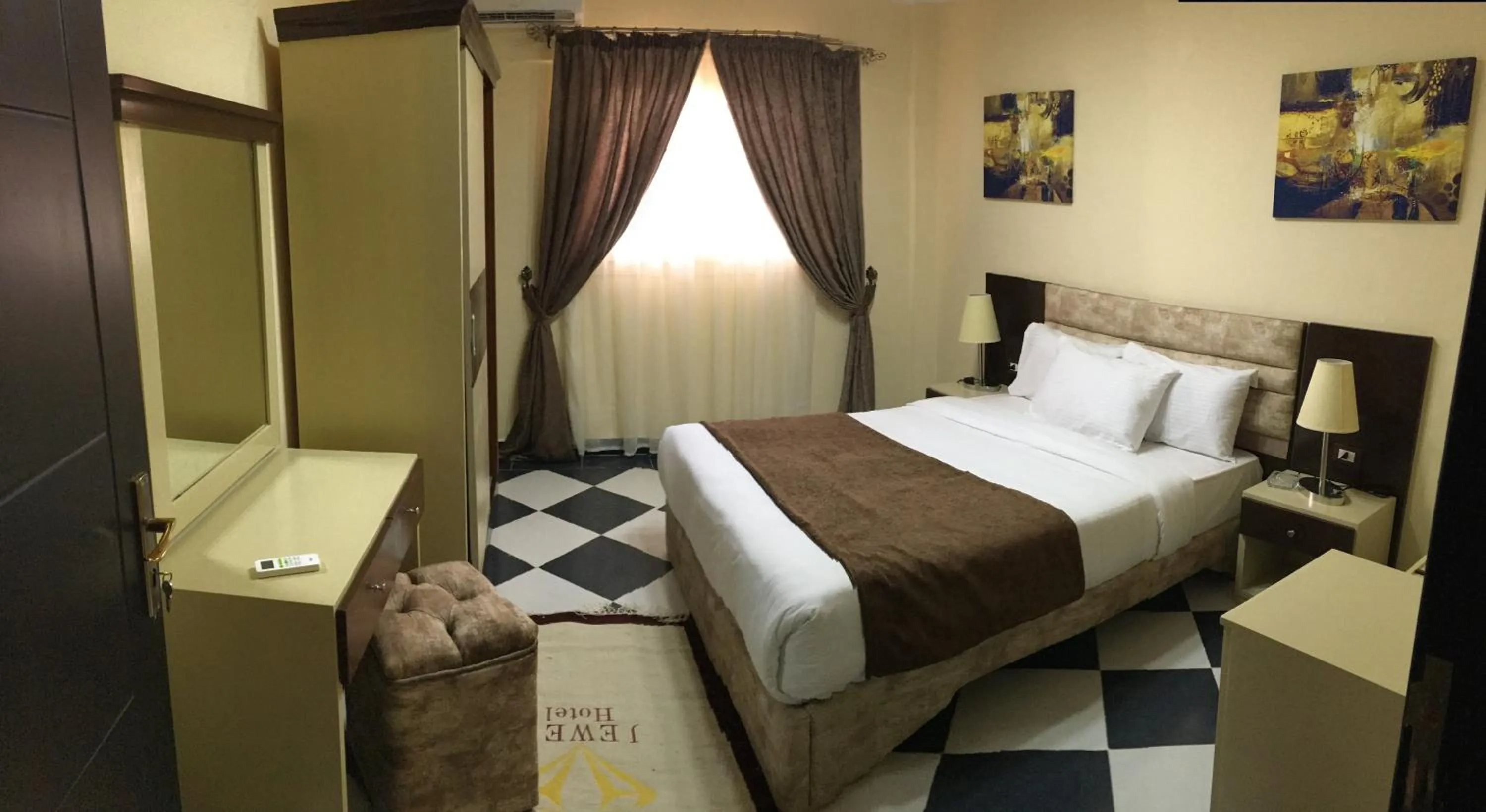 Bedroom, Bed in Jewel Gameel appartement