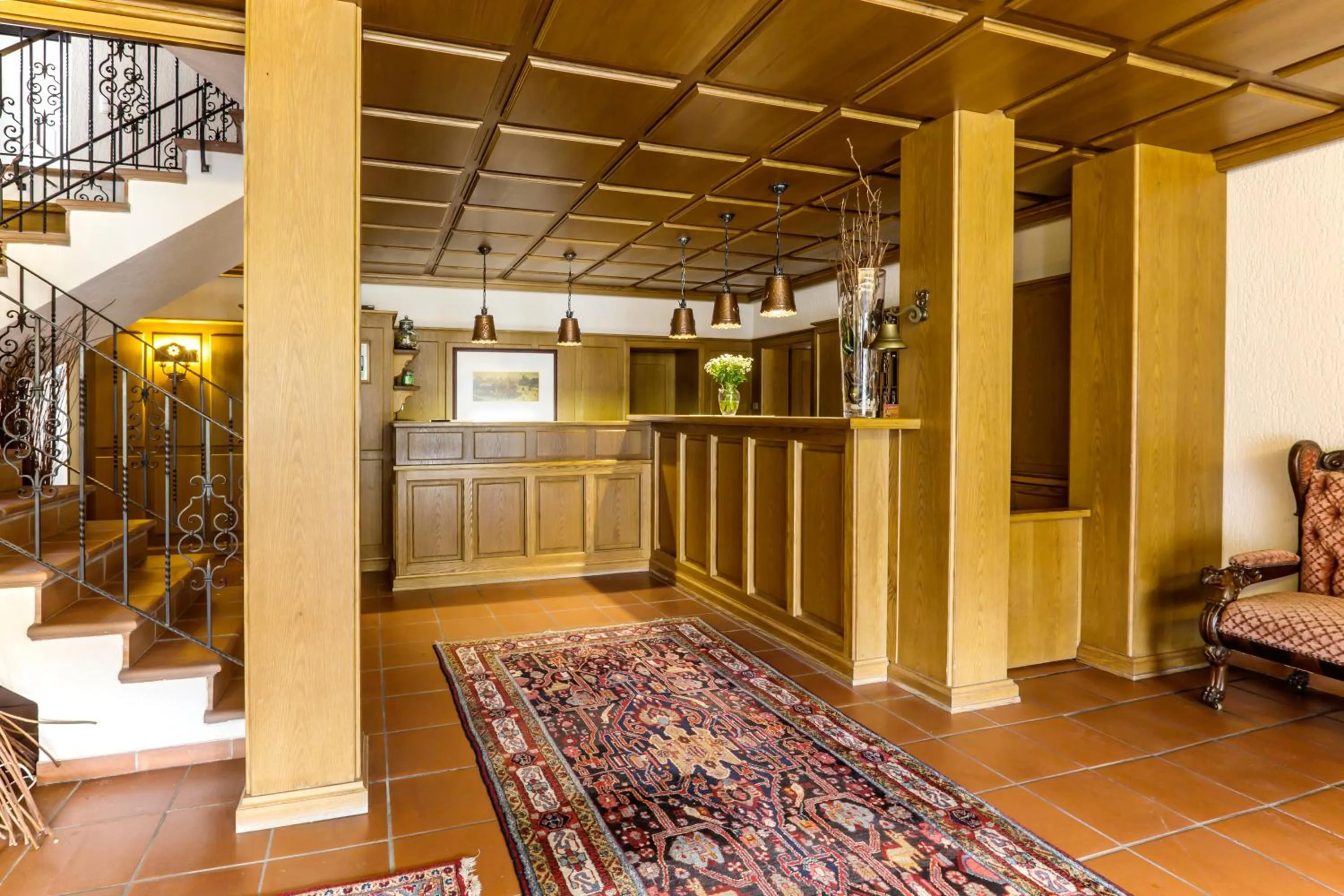 Lobby or reception in Flair-Hotel Zum Benediktiner