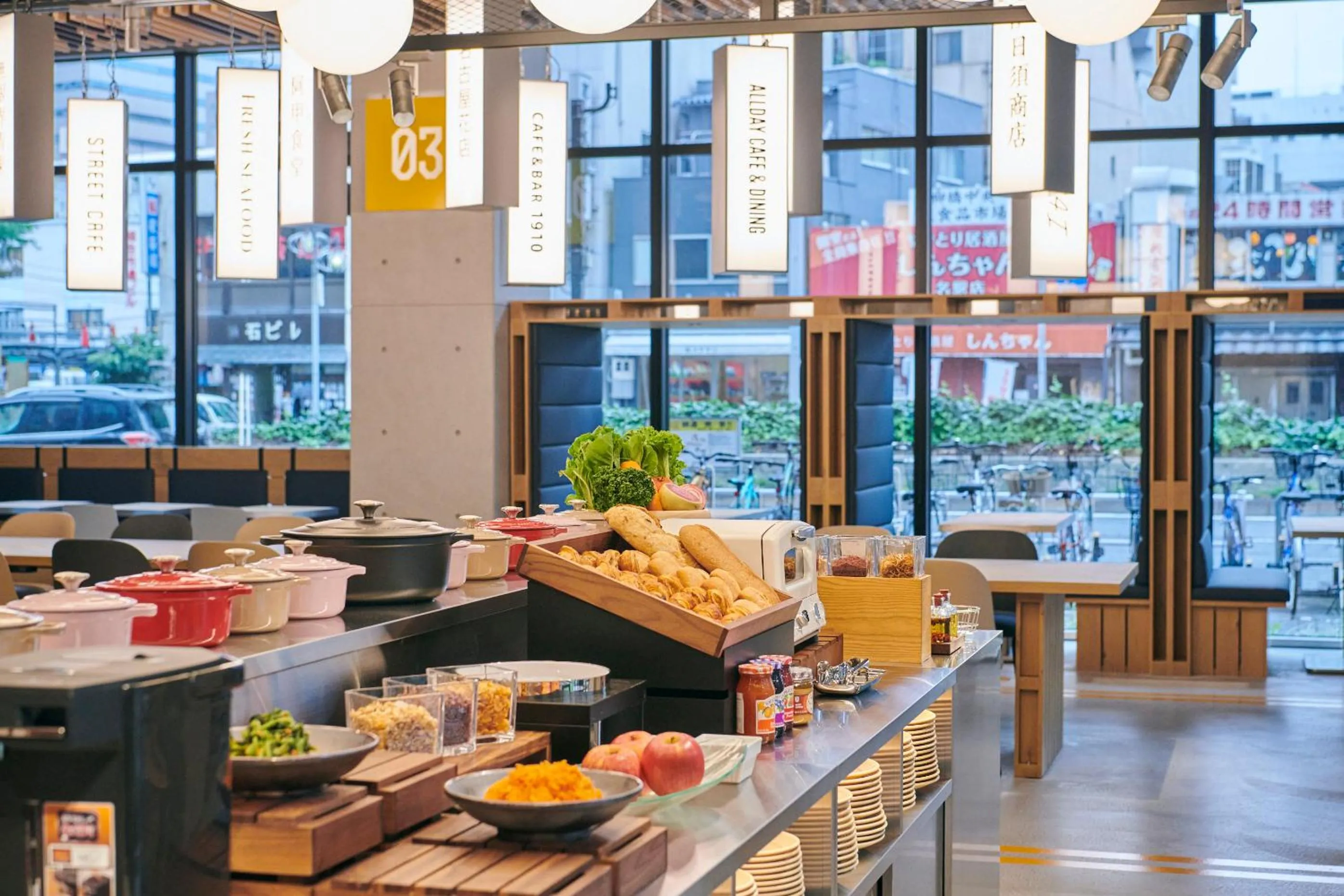 Buffet breakfast in ibis Styles Nagoya