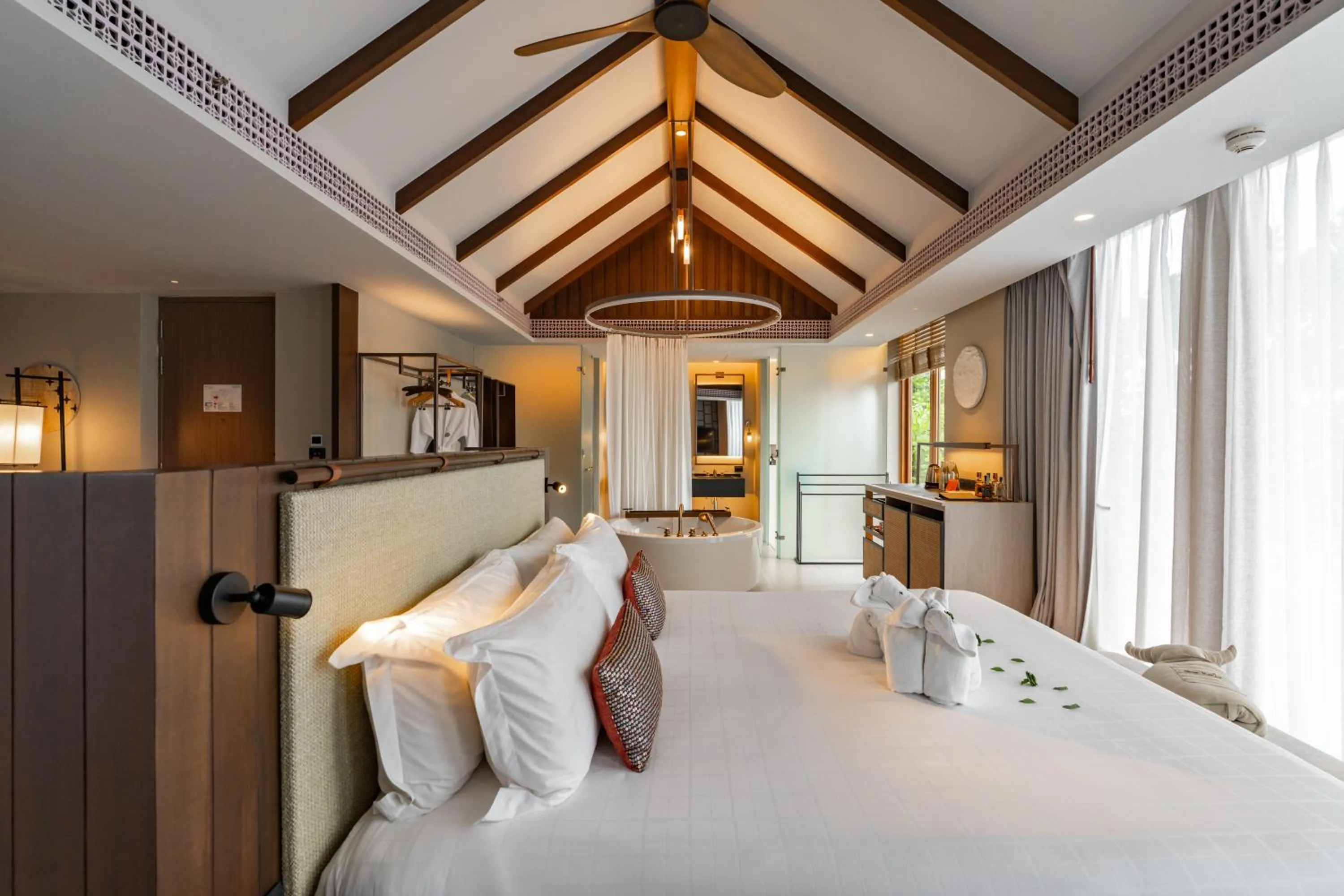 Bed in Pullman Khao Lak Resort