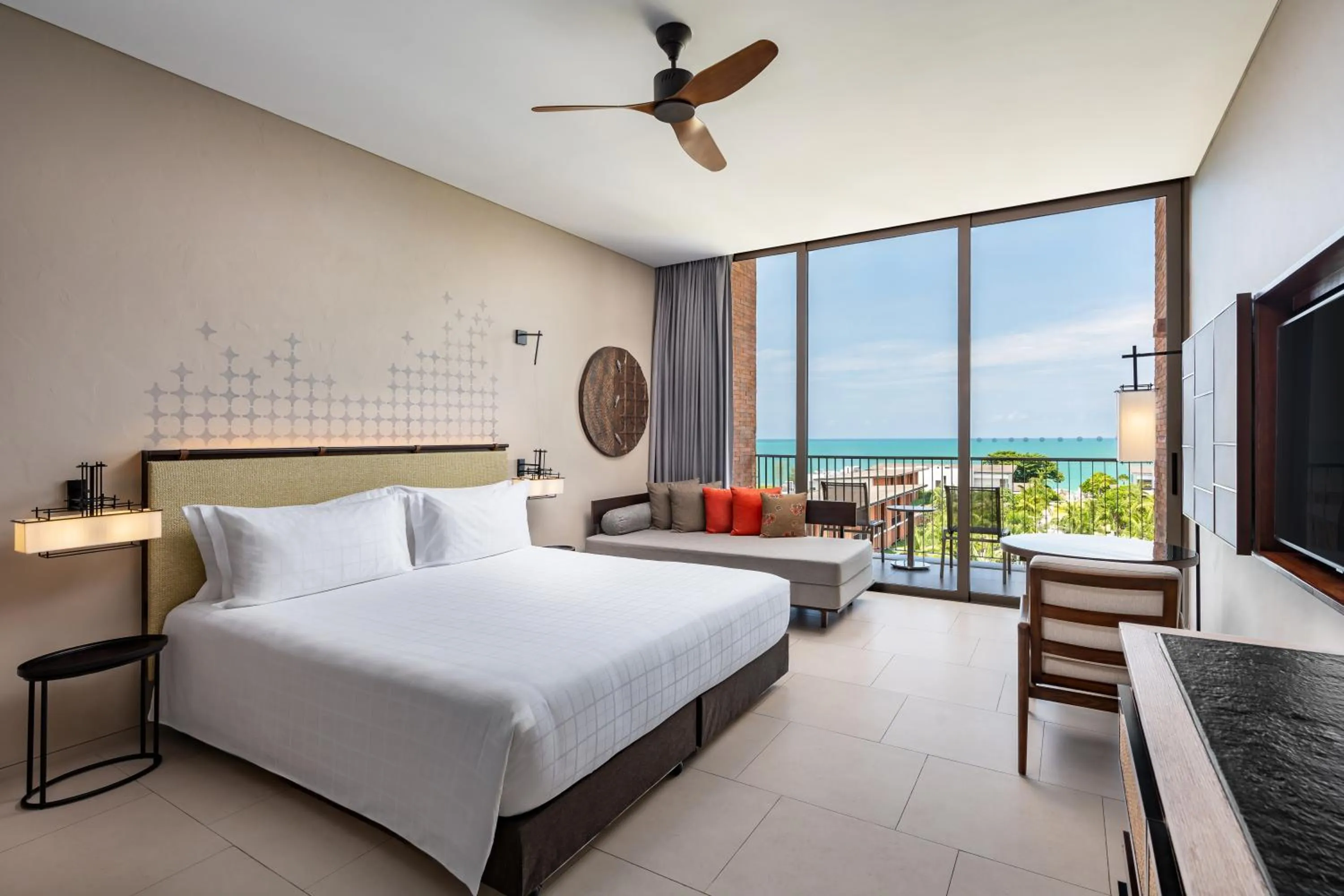 Bed in Pullman Khao Lak Resort