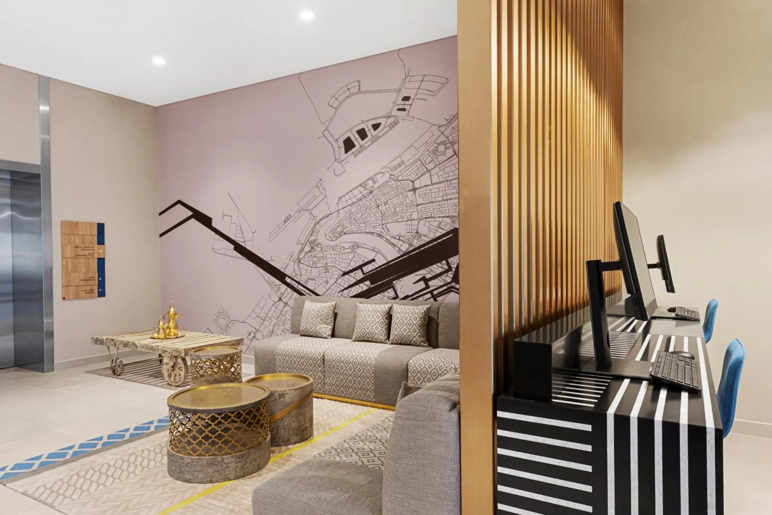 Lobby or reception in Aparthotel Adagio Dubai Deira