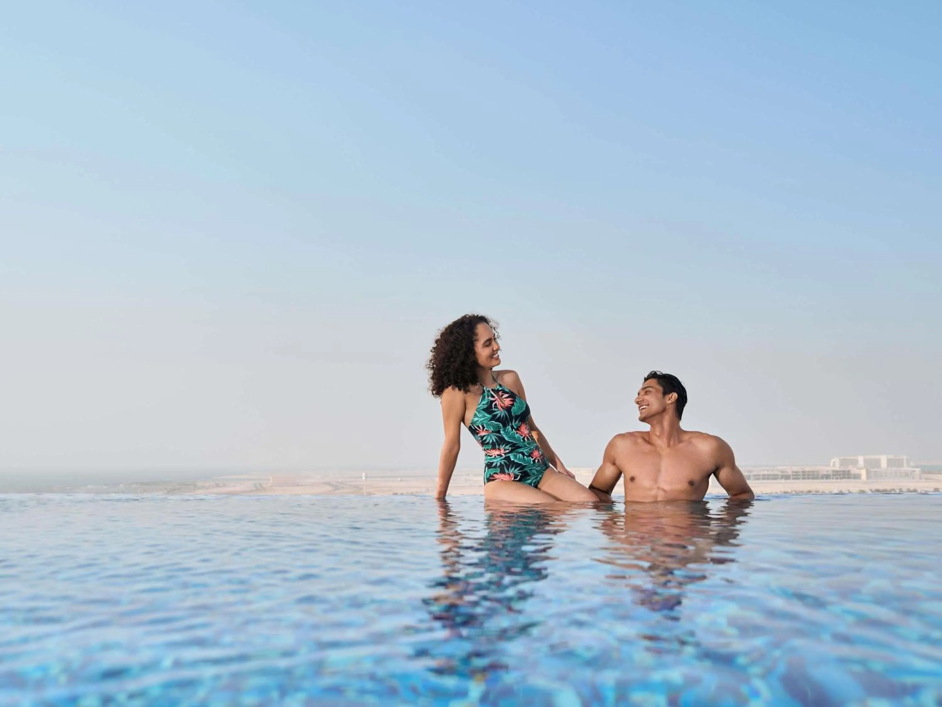 Pool view in Aparthotel Adagio Dubai Deira