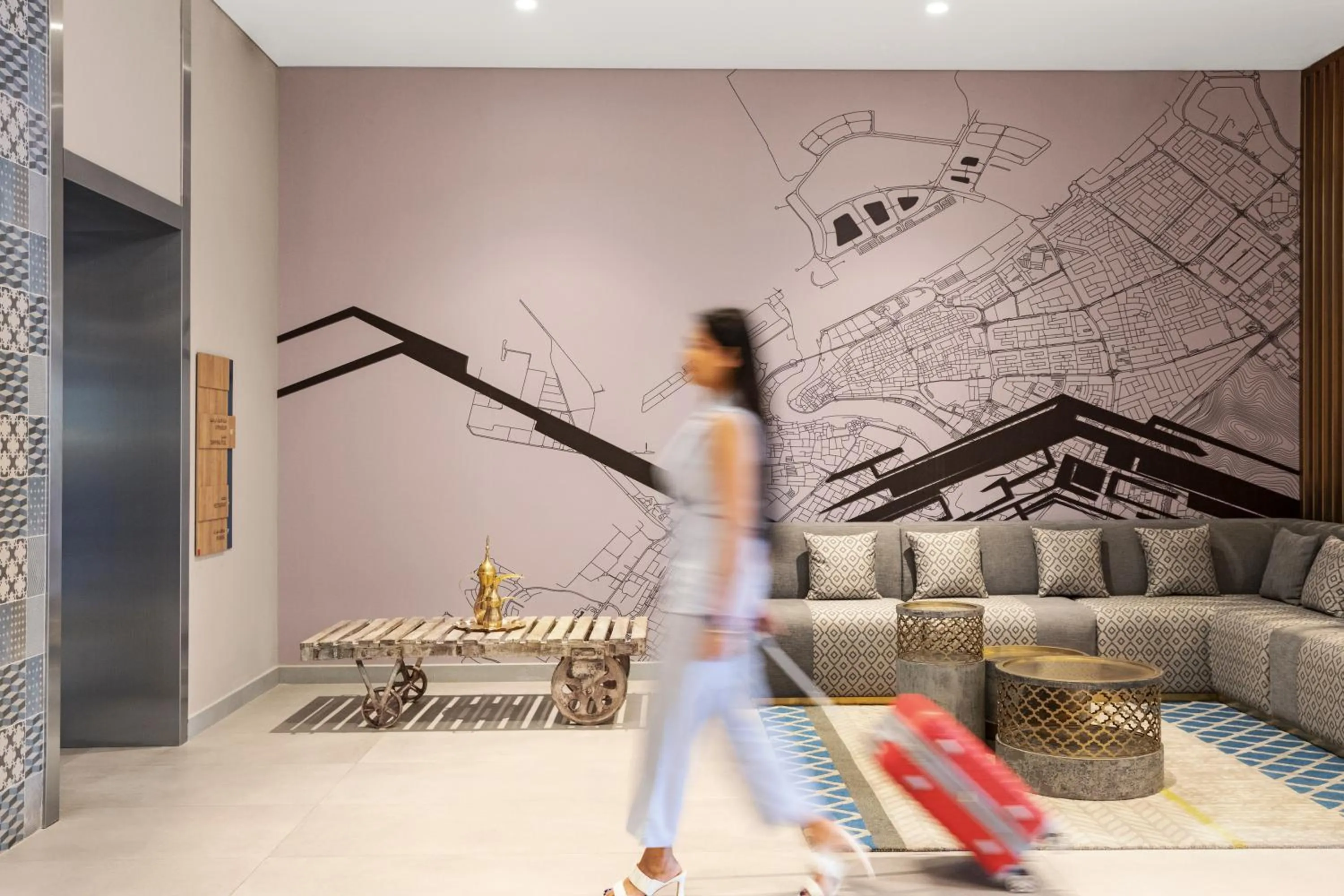 Lobby or reception in Aparthotel Adagio Dubai Deira