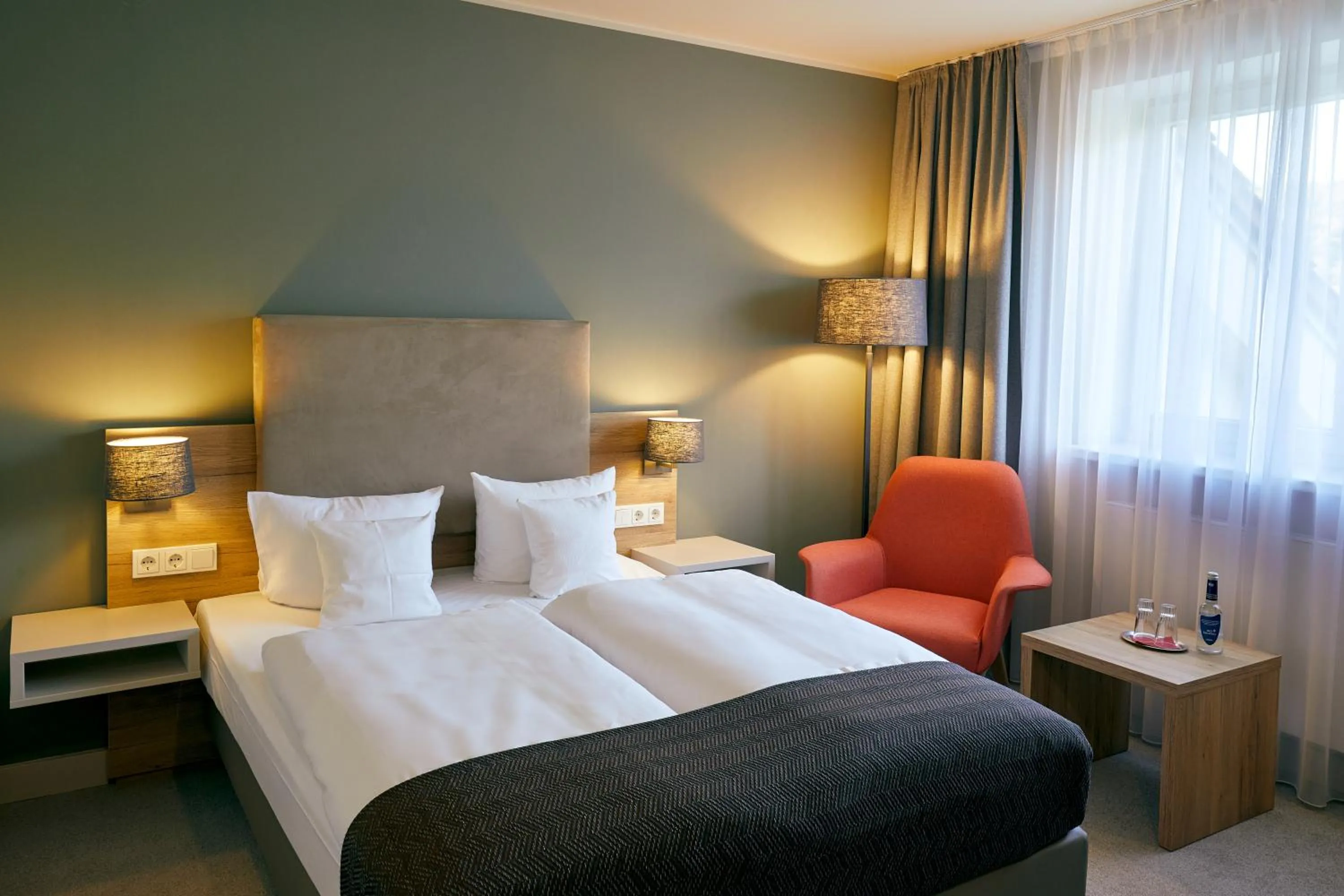 Bed in Hotel Stempferhof