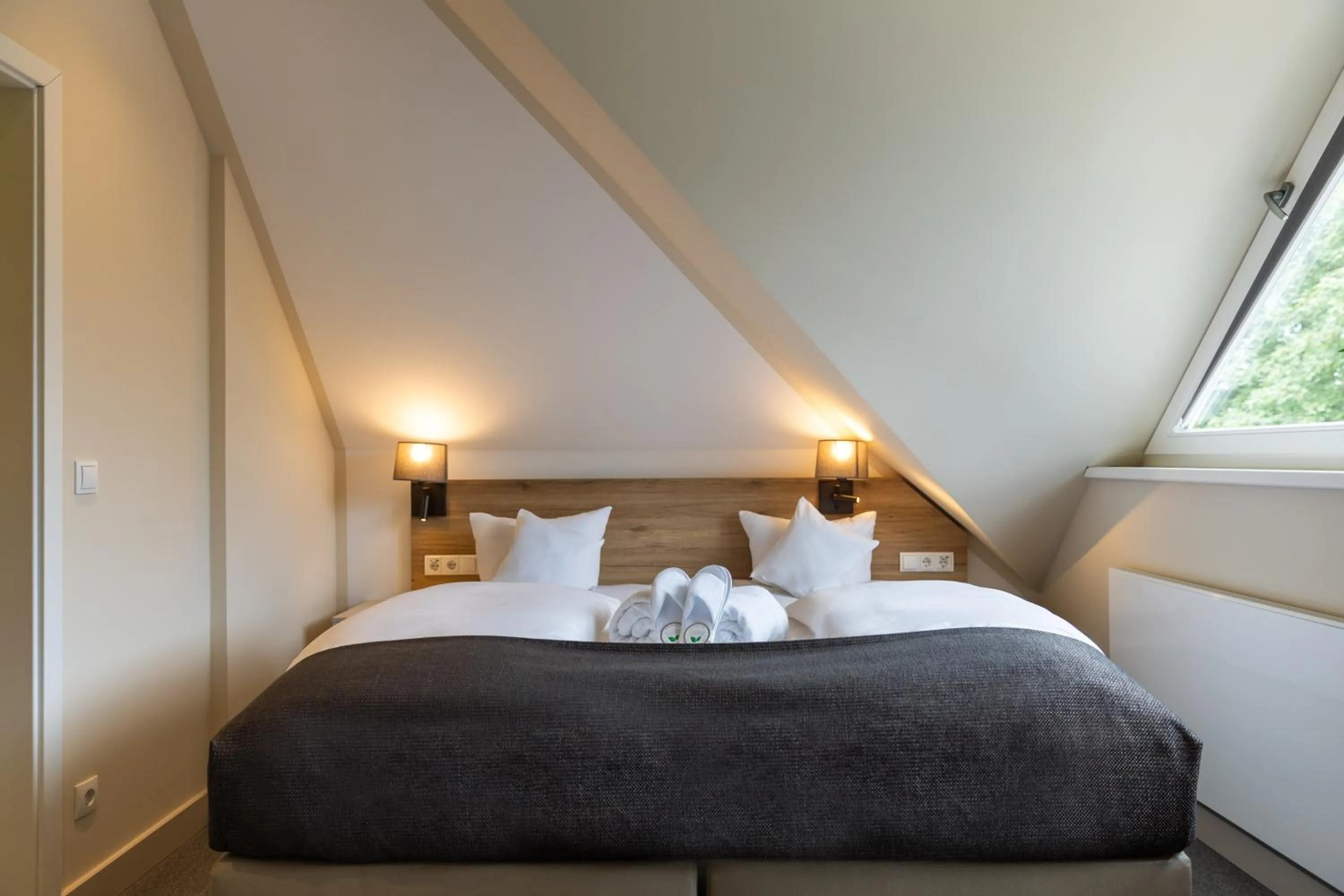 Bed in Hotel Stempferhof