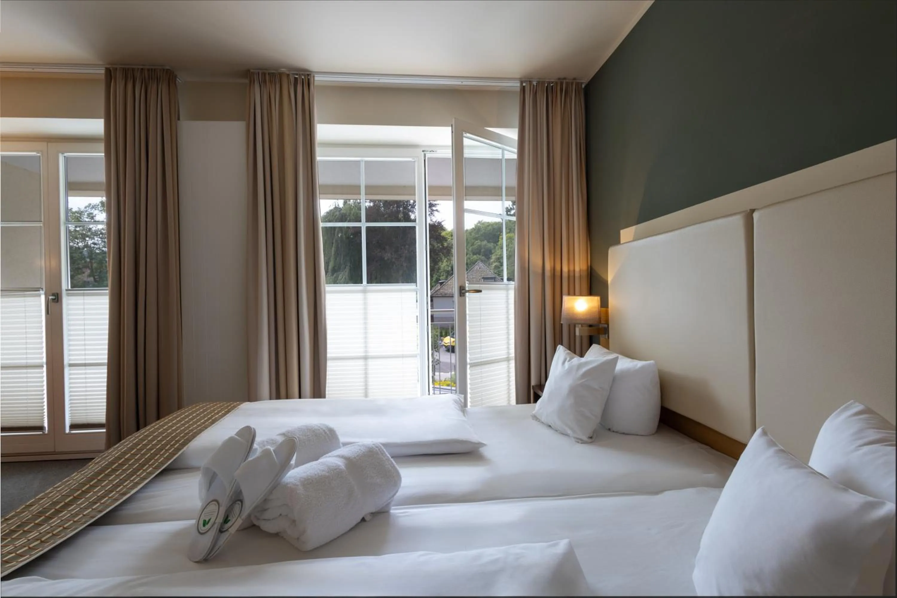 Bed in Hotel Stempferhof