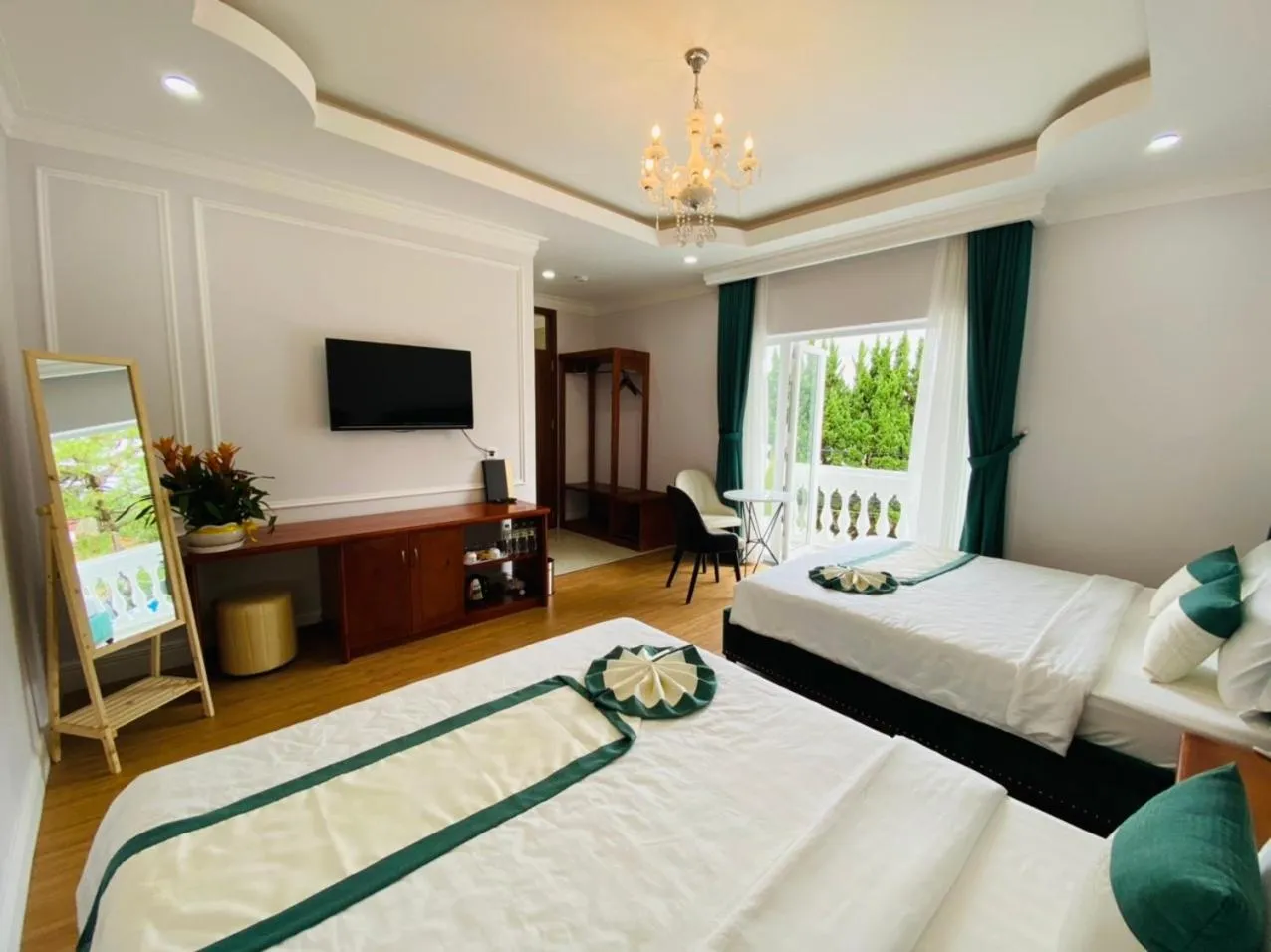 Bed in Peach Valley Hotel Dalat