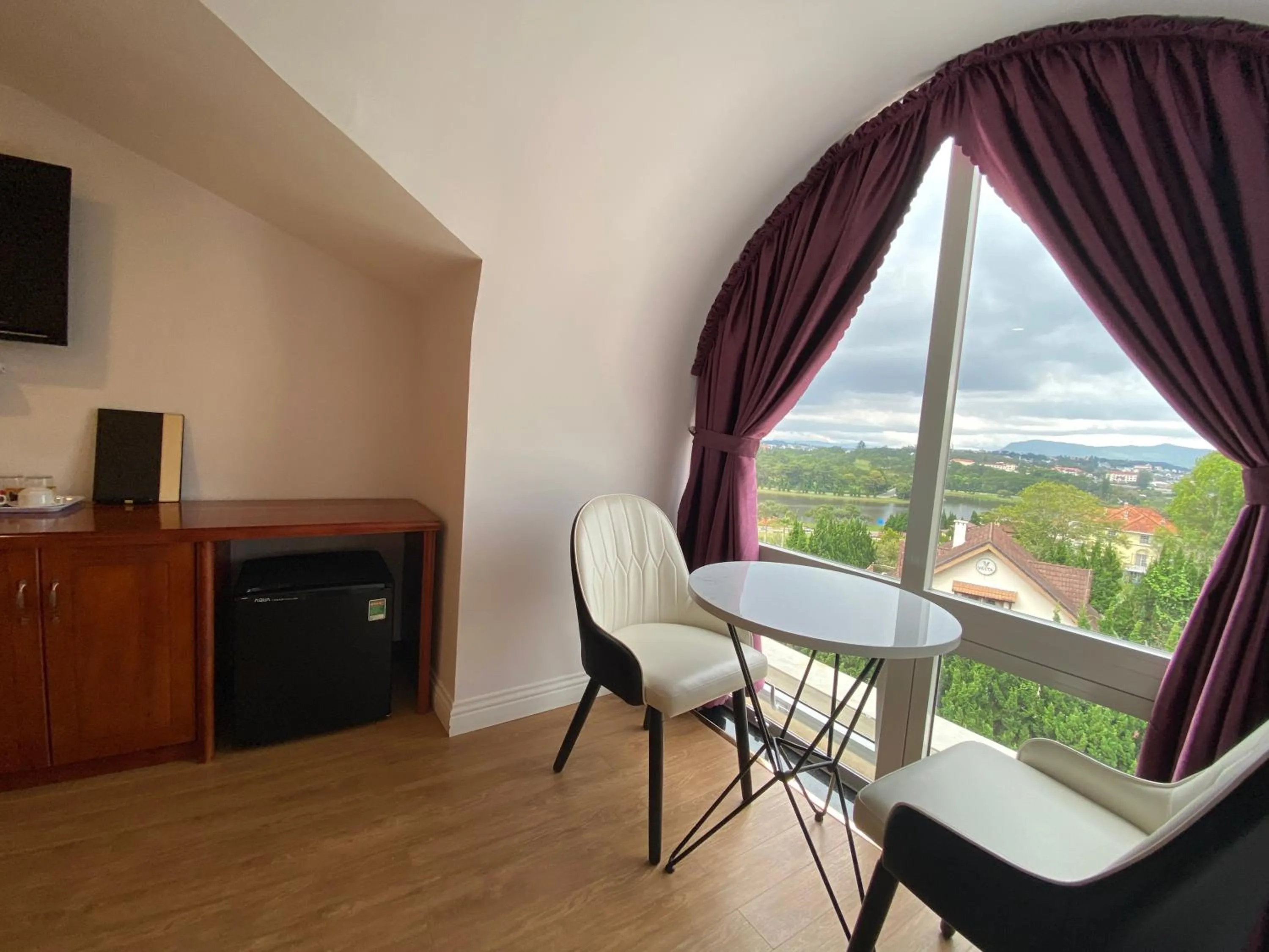 Lake view in Peach Valley Hotel Dalat