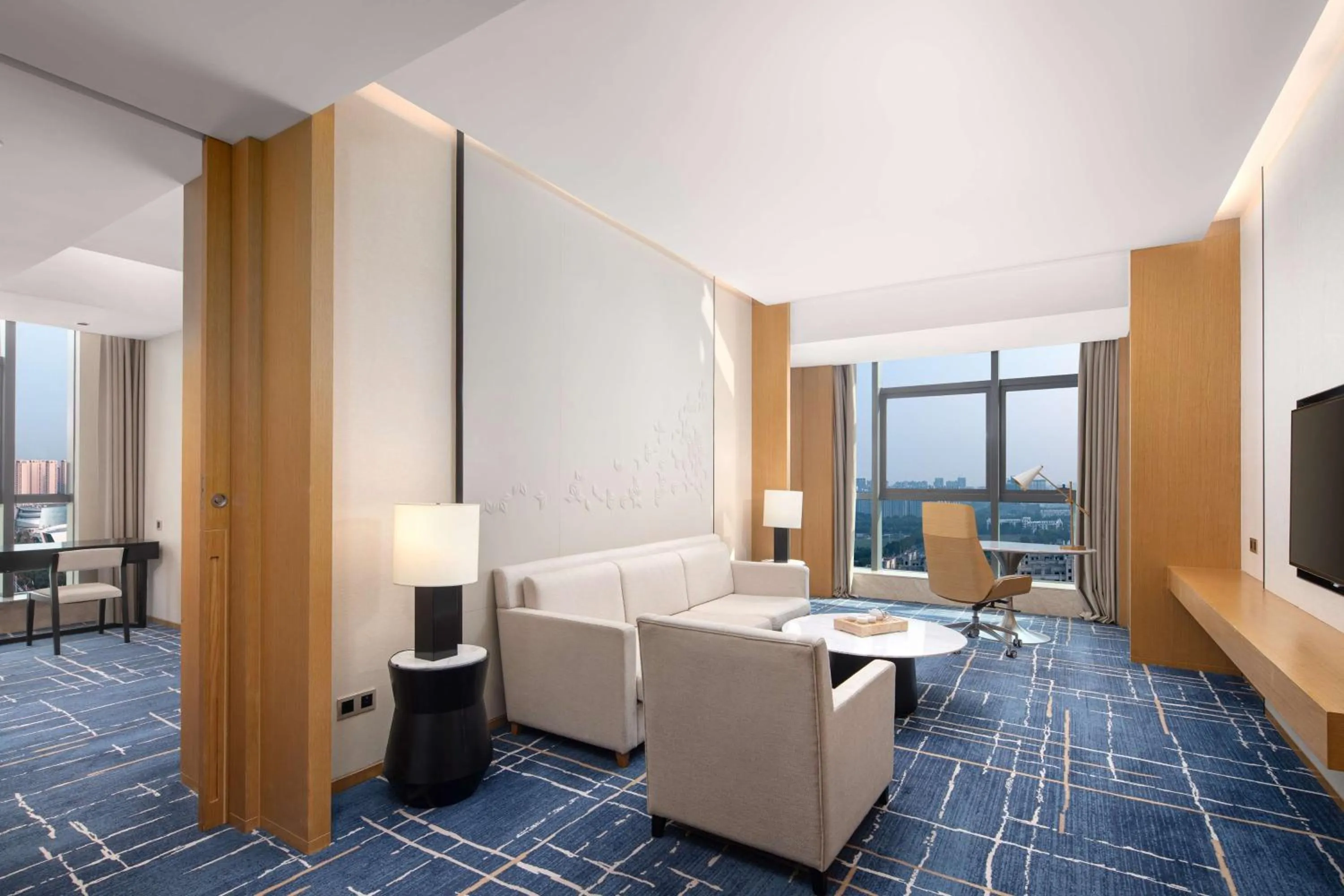 Living room in Hilton Garden Inn Zibo Zhangdian