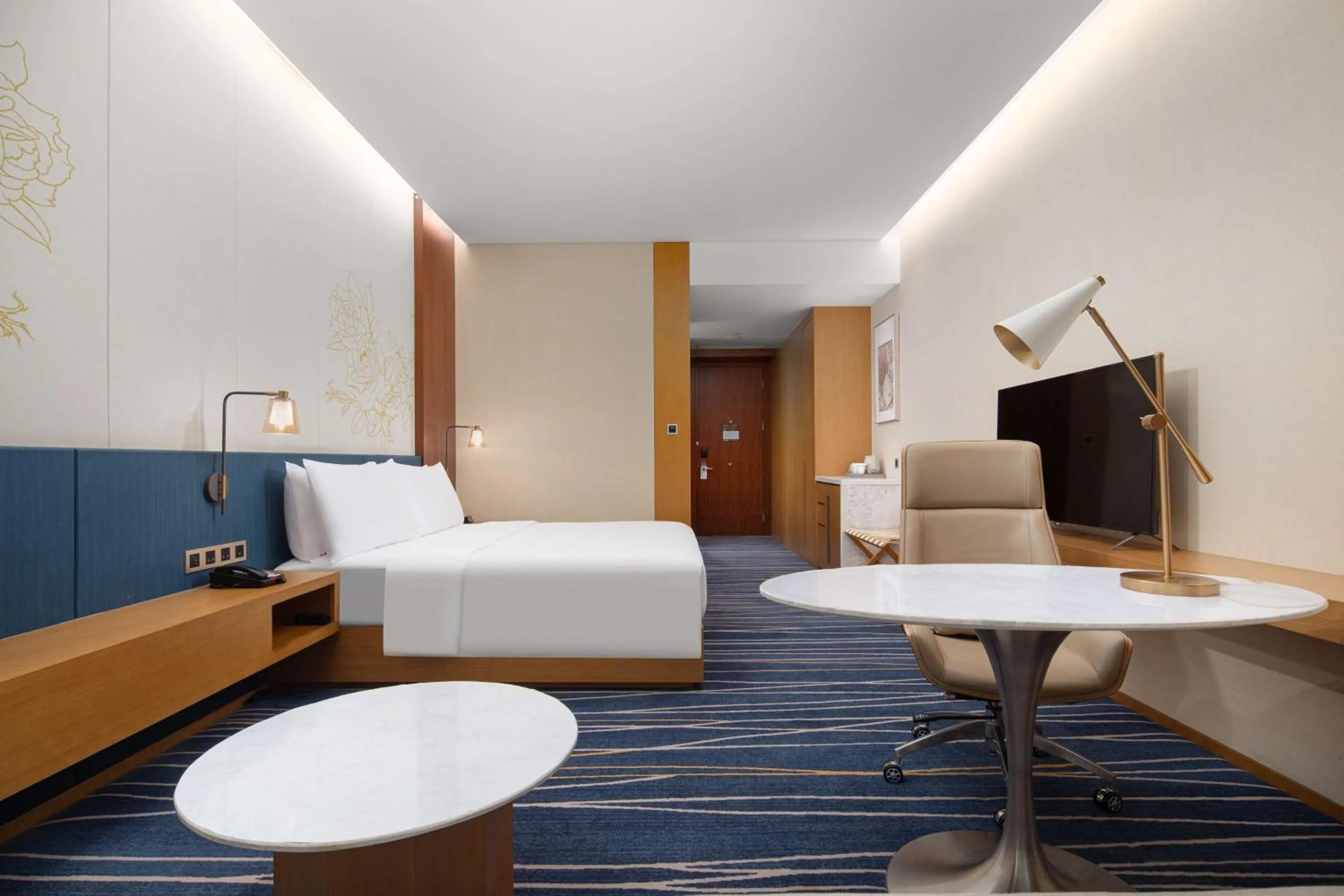 Bedroom, Bed in Hilton Garden Inn Zibo Zhangdian