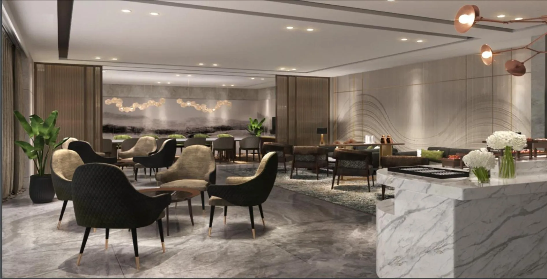 Lounge or bar in Radisson Blu Mumbai International Airport