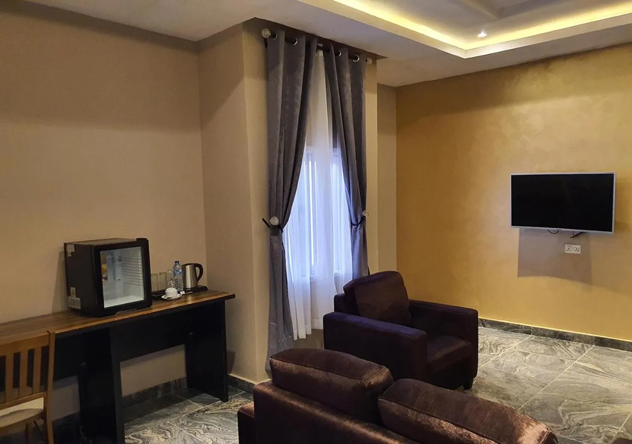 Seating area in Residency Hotel Lagos Airport