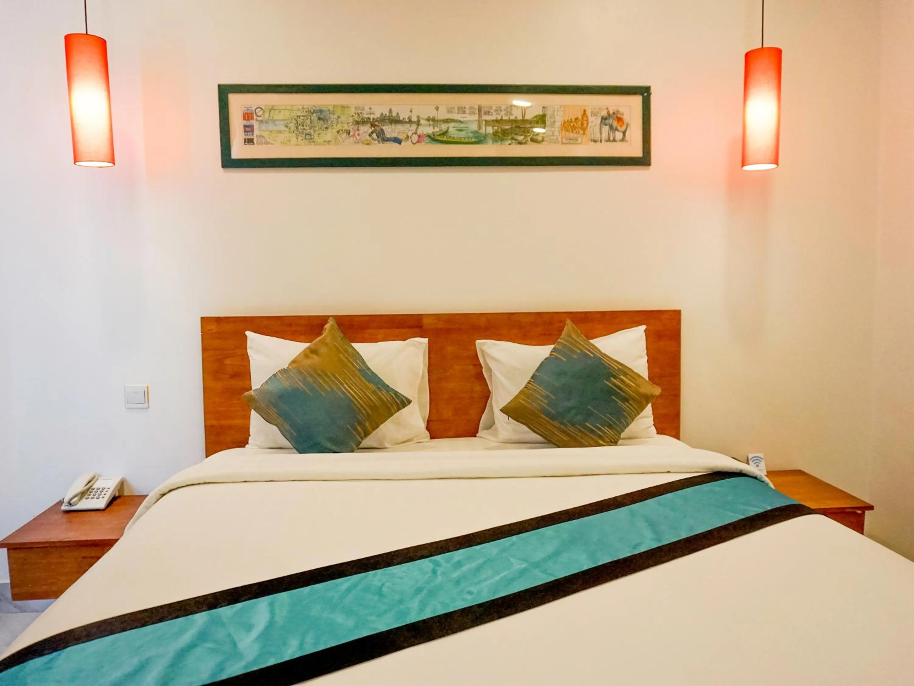 Floor plan, Bed in Le Kree Downtown Hotel