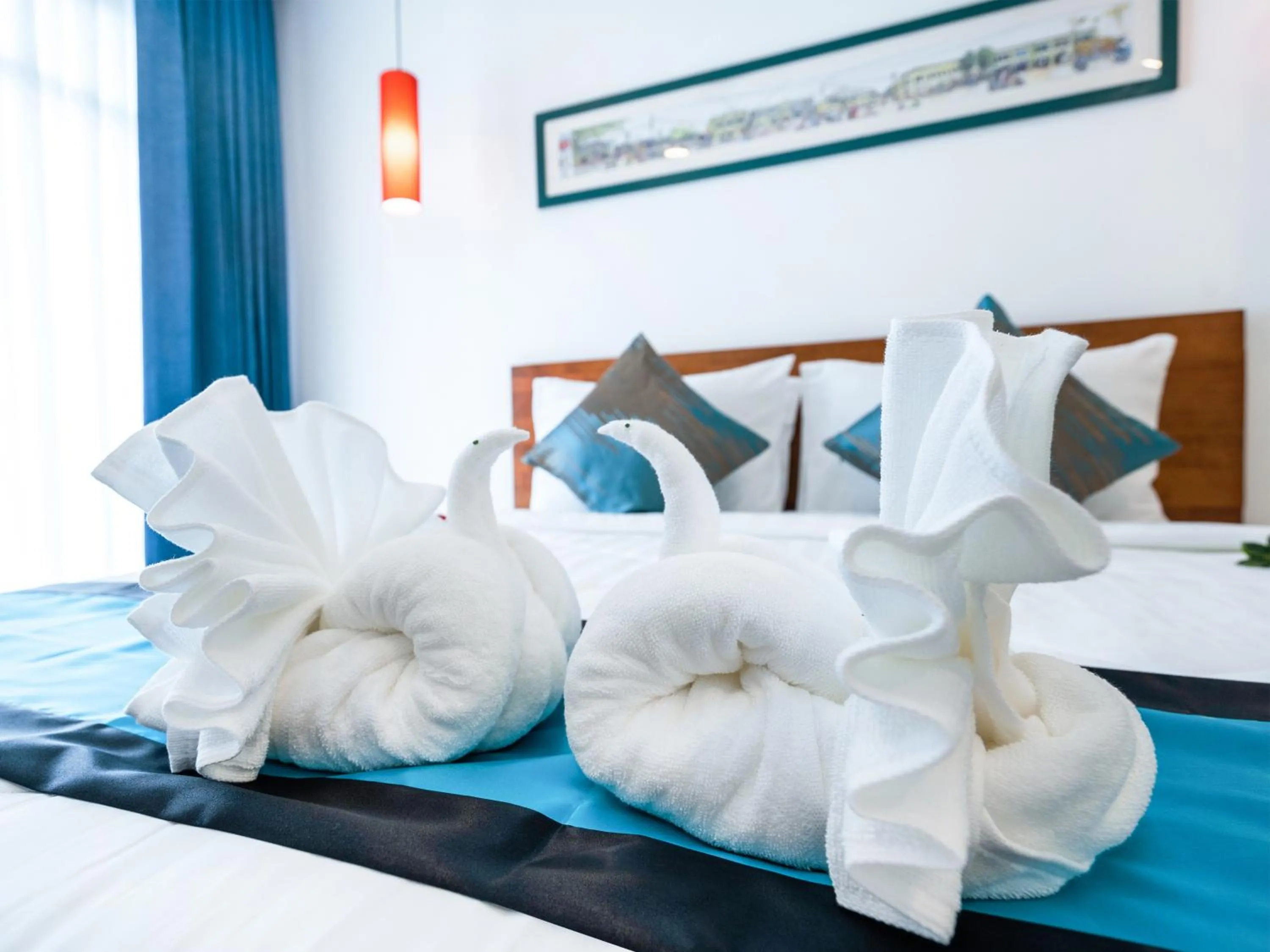 Bed in Le Kree Downtown Hotel