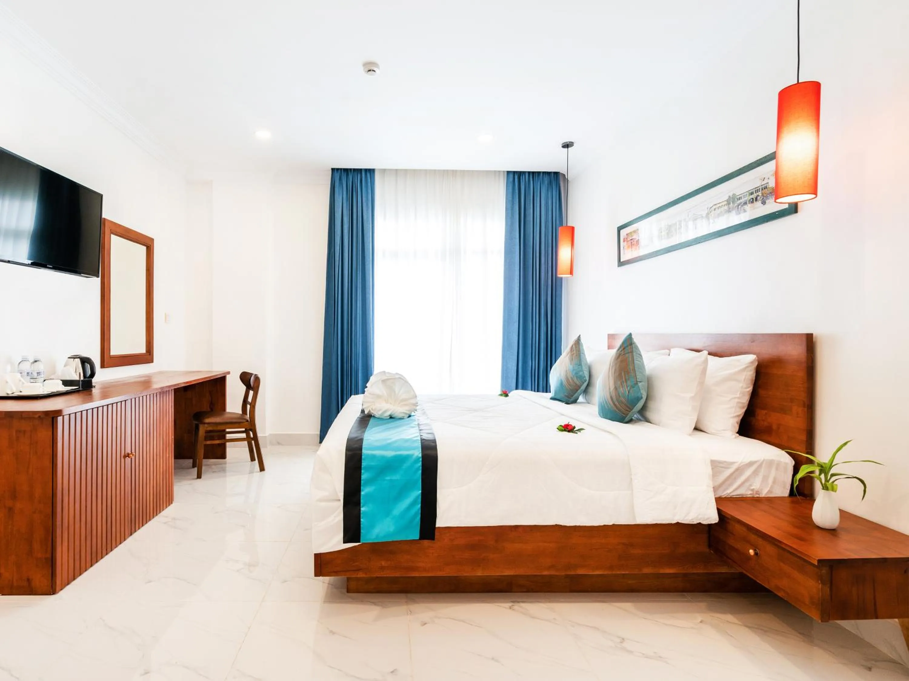 TV and multimedia, Bed in Le Kree Downtown Hotel