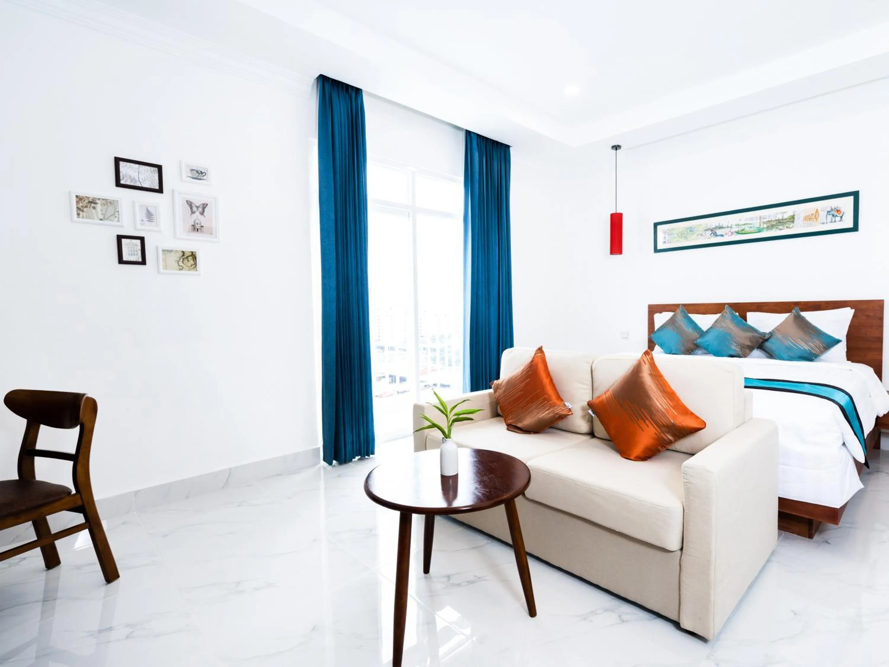 View (from property/room), Bed in Le Kree Downtown Hotel