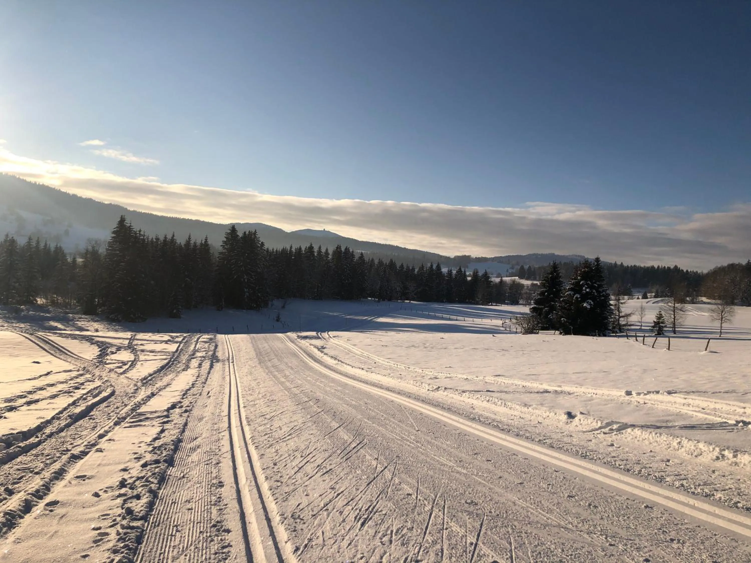 Natural landscape in Golf du Rochat