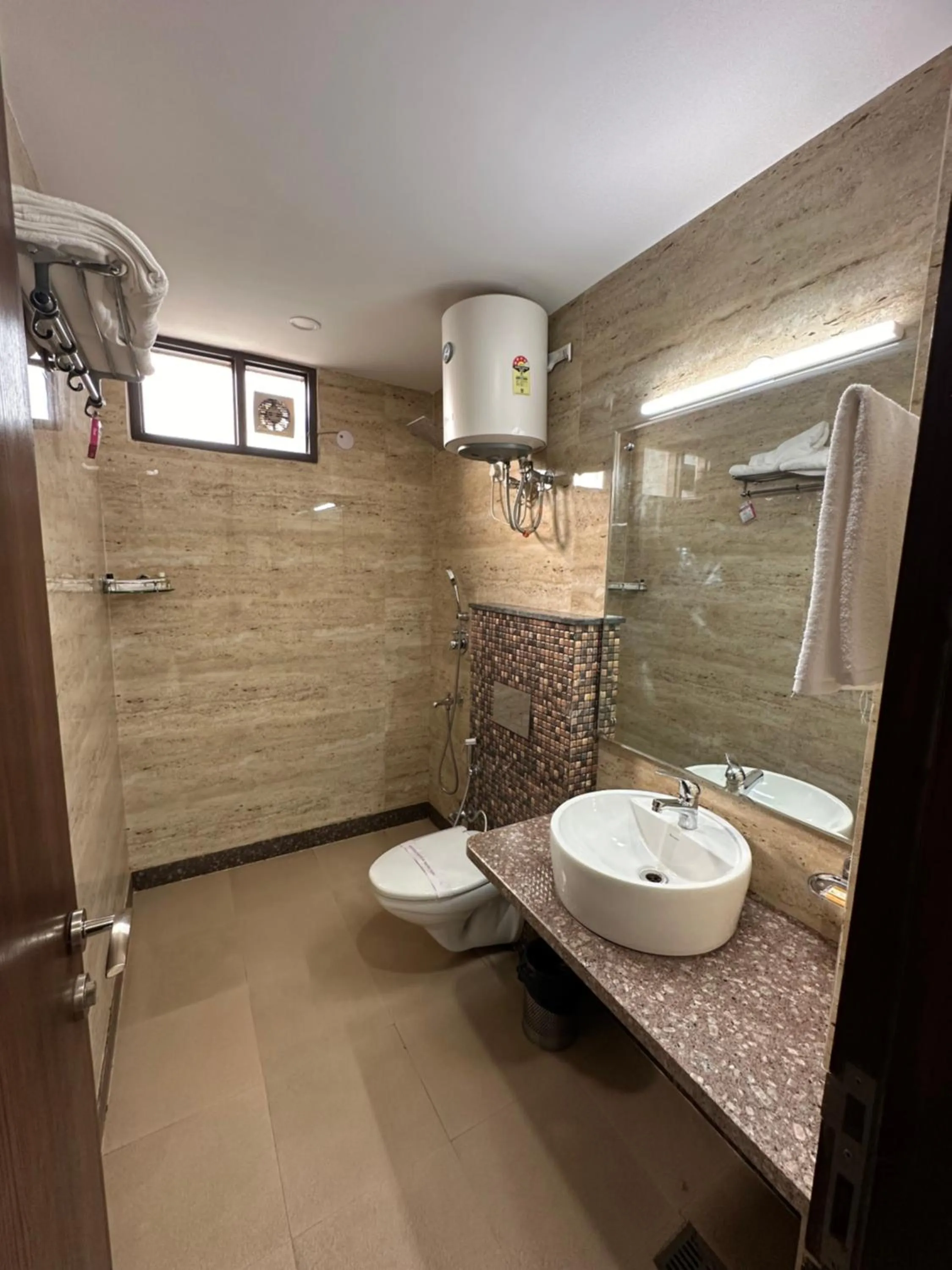 Shower in Lemon Green Residency - Hotel and Serviced Apartments