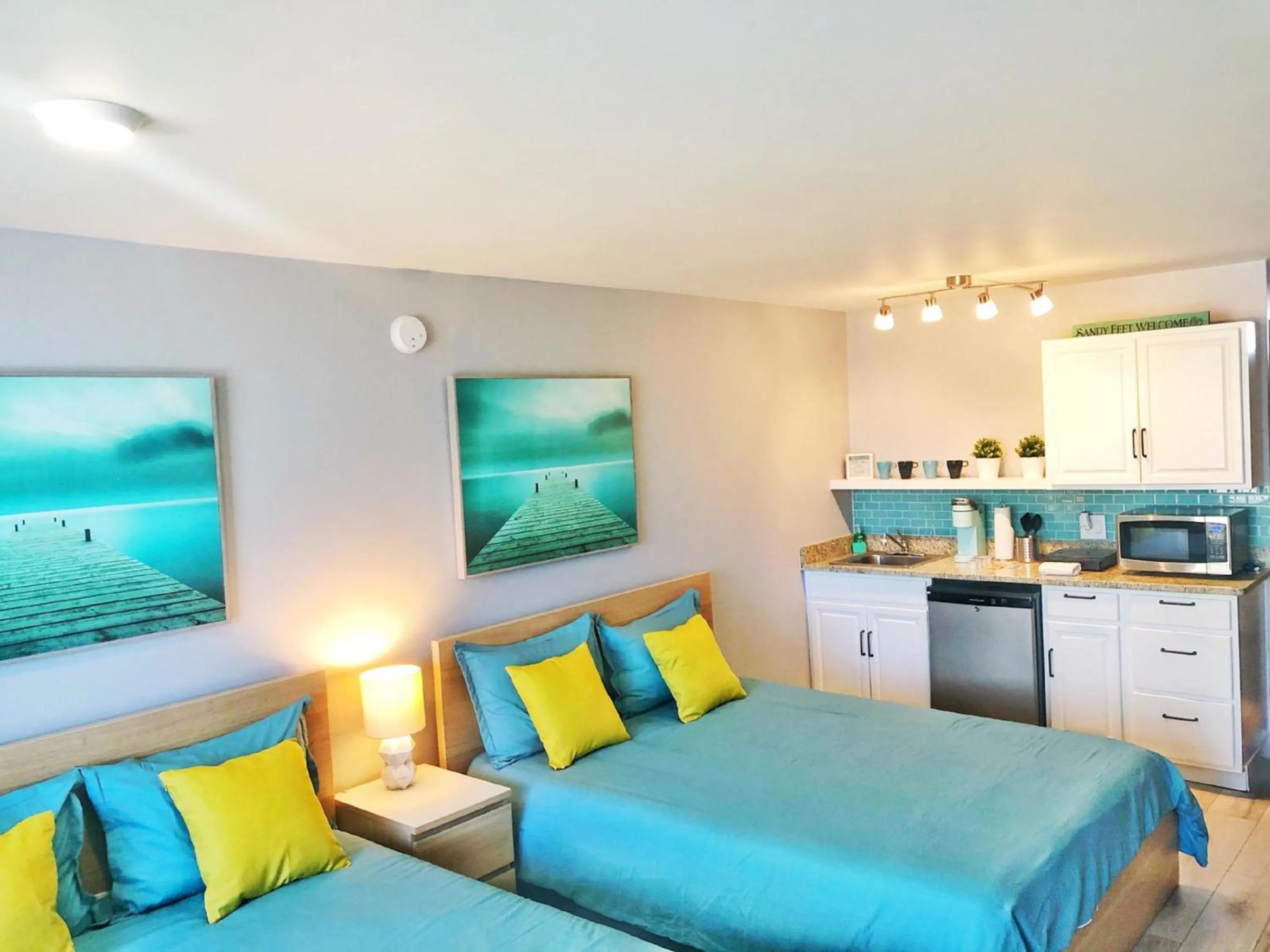 Bed in Pirates Cove Resort Studios!