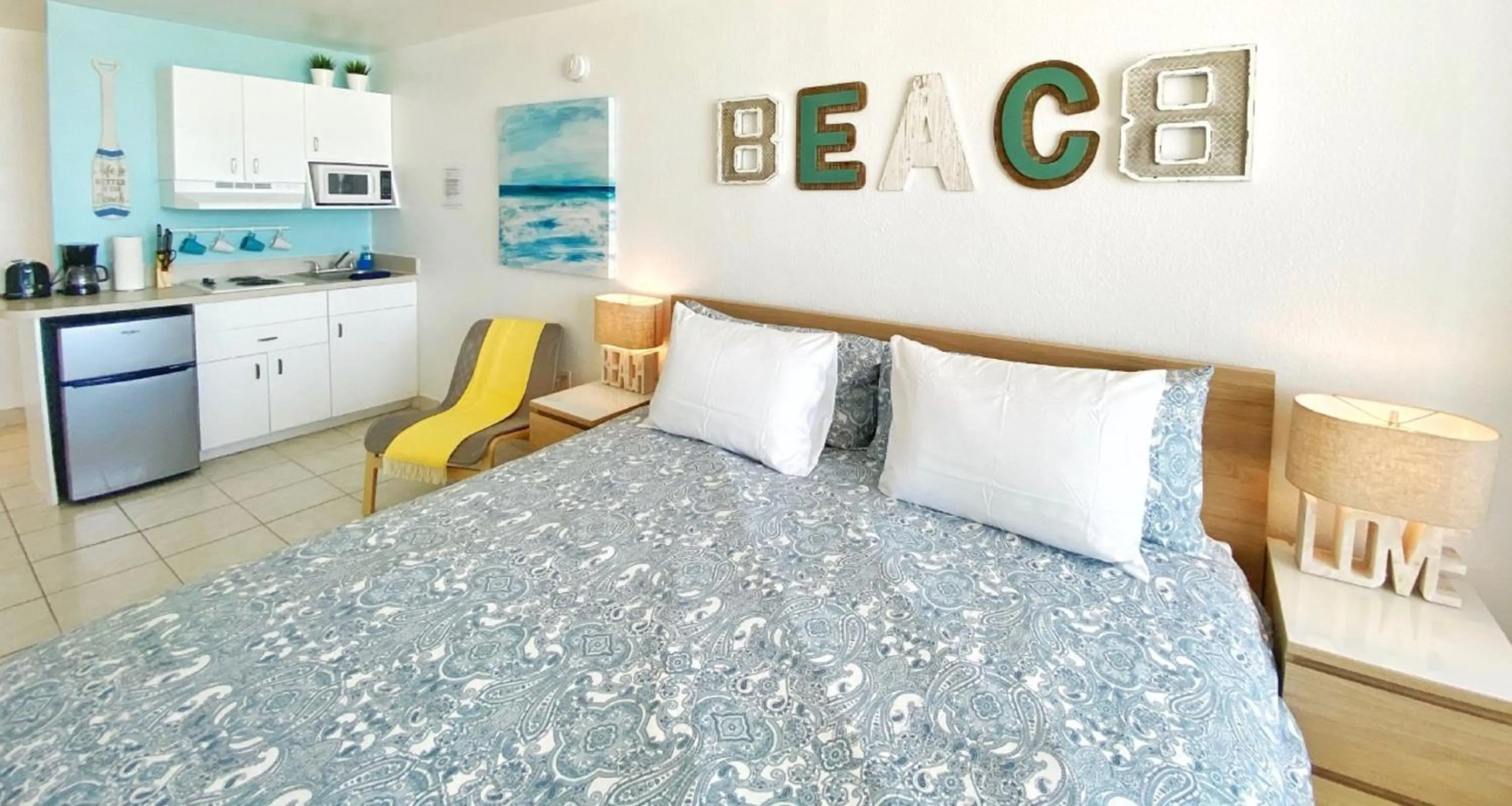 Bed in Pirates Cove Resort Studios!