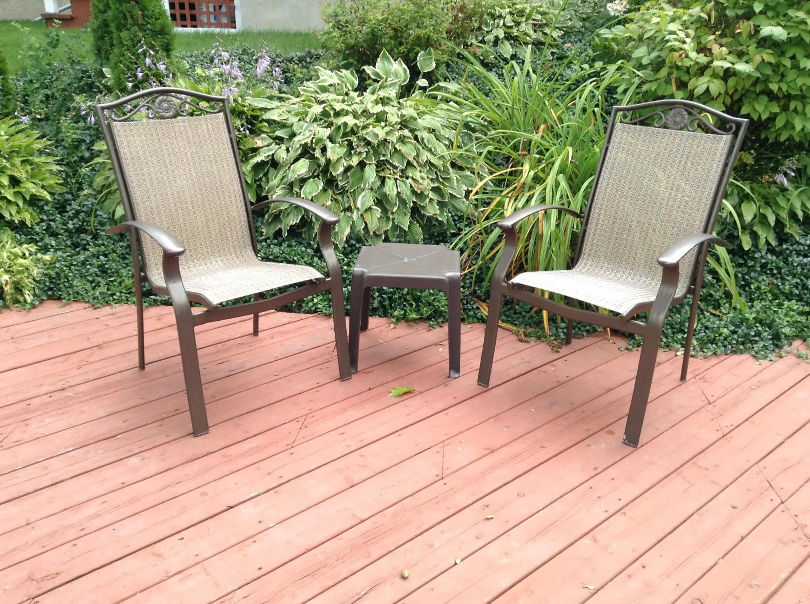 Patio in La Belle aux Berges