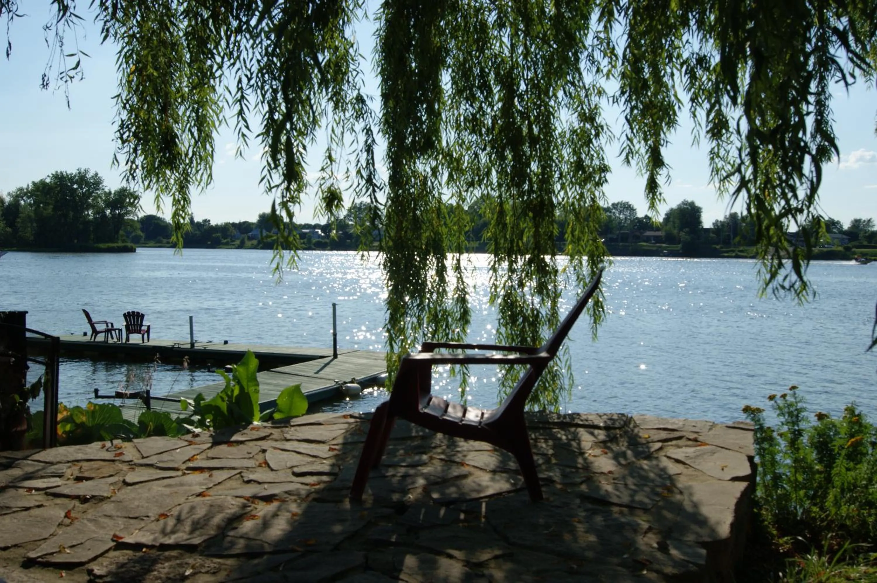 Patio in La Belle aux Berges