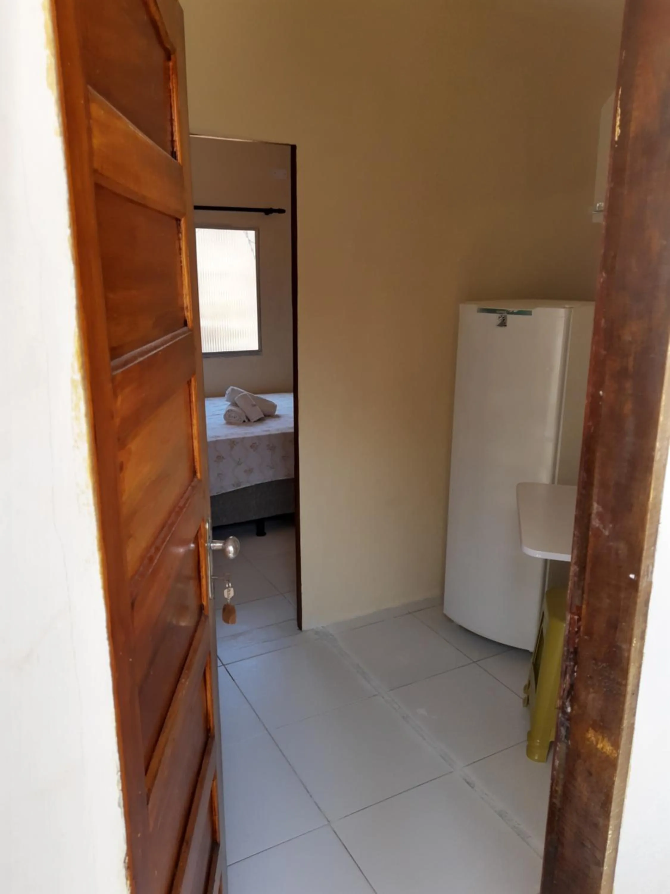 Kitchen or kitchenette in Suítes em Porto de Galinhas