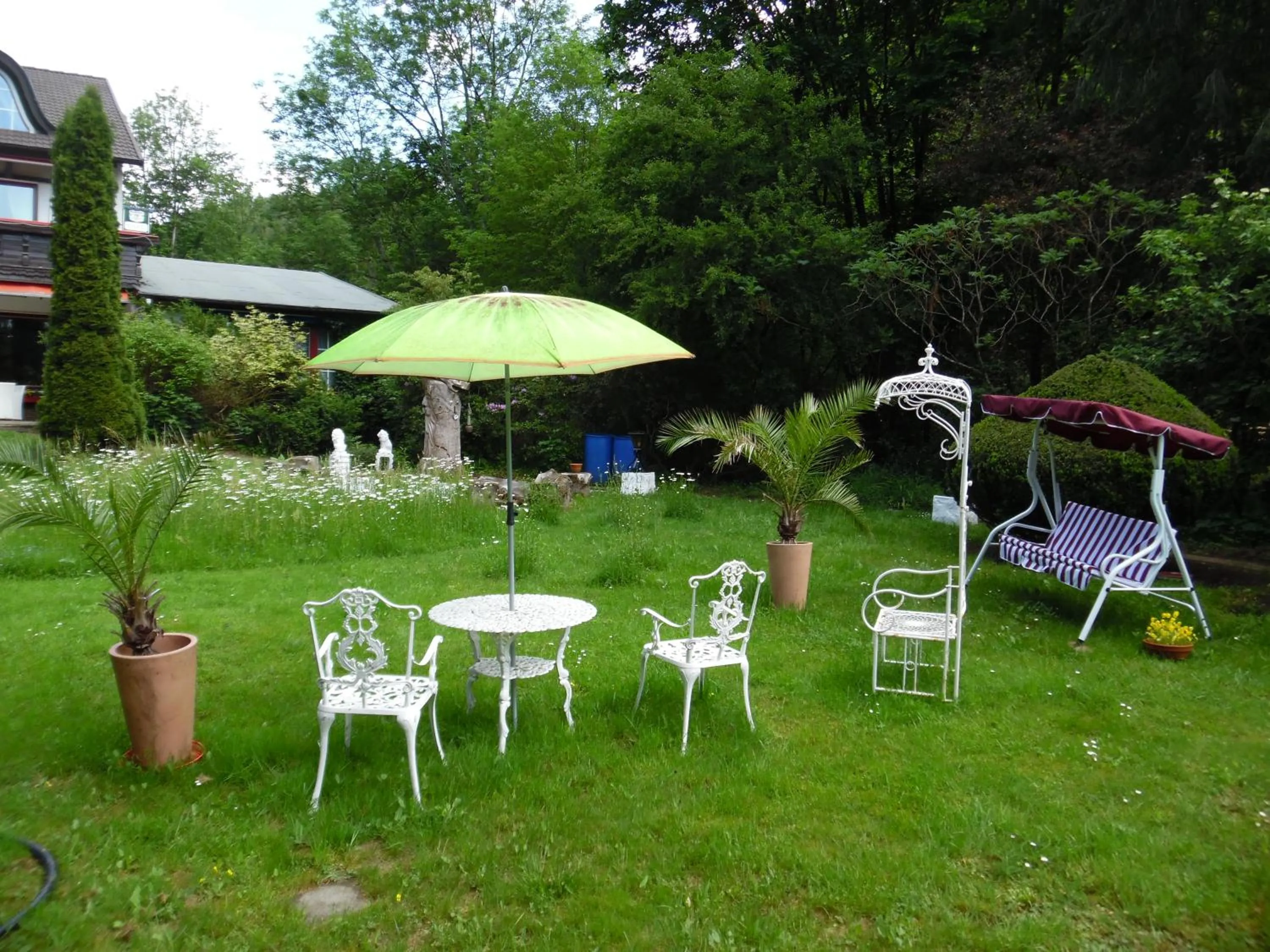 Garden view in Wellness und Romantik Hotel Helmboldt