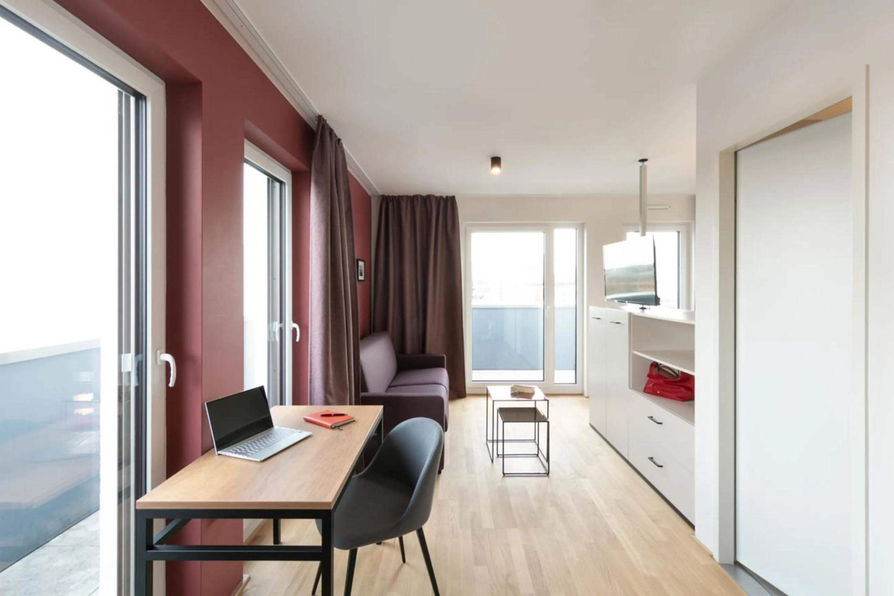 Photo of the whole room in Brera Serviced Apartments Frankfurt West