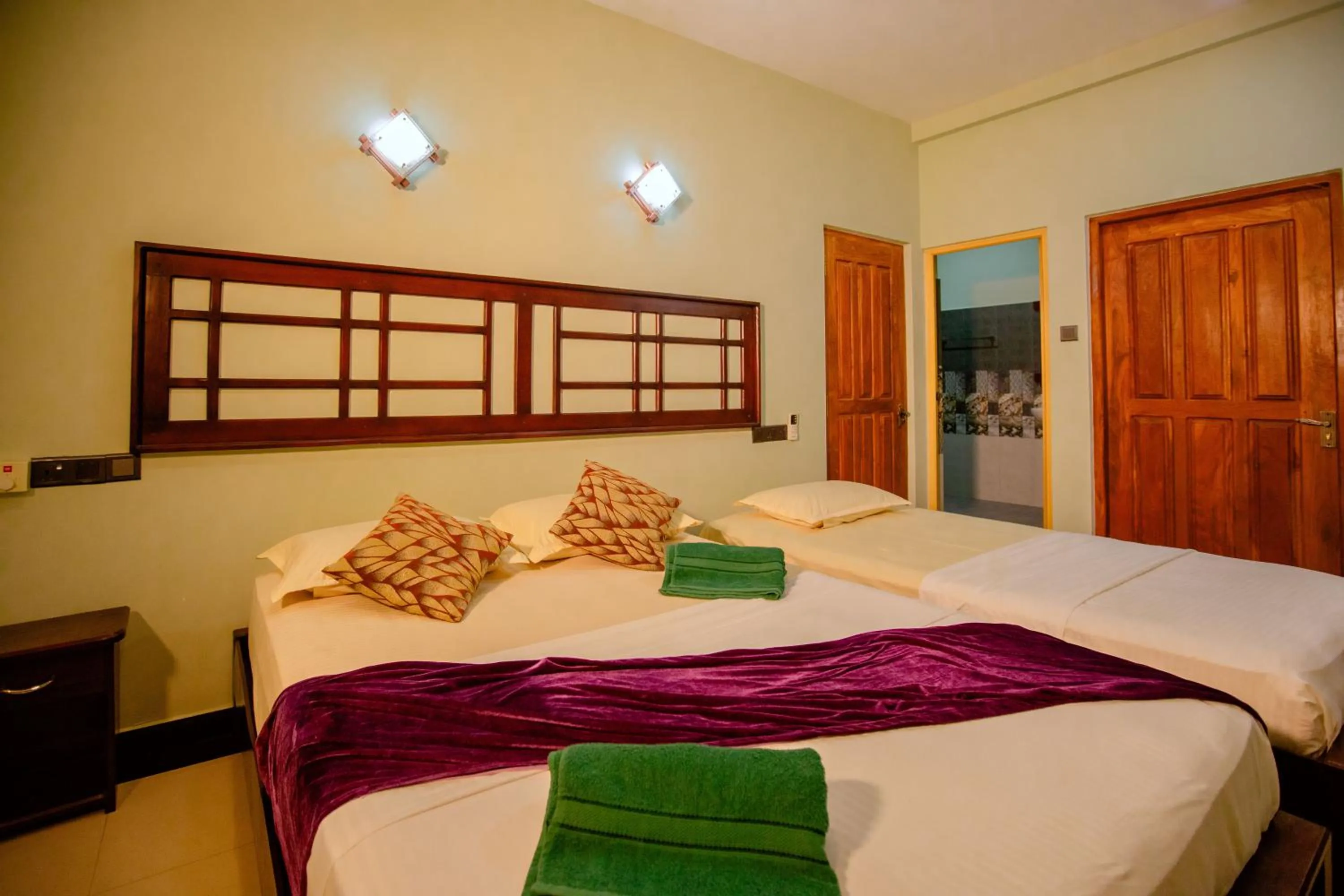 Bedroom, Bed in Yala River Face Inn