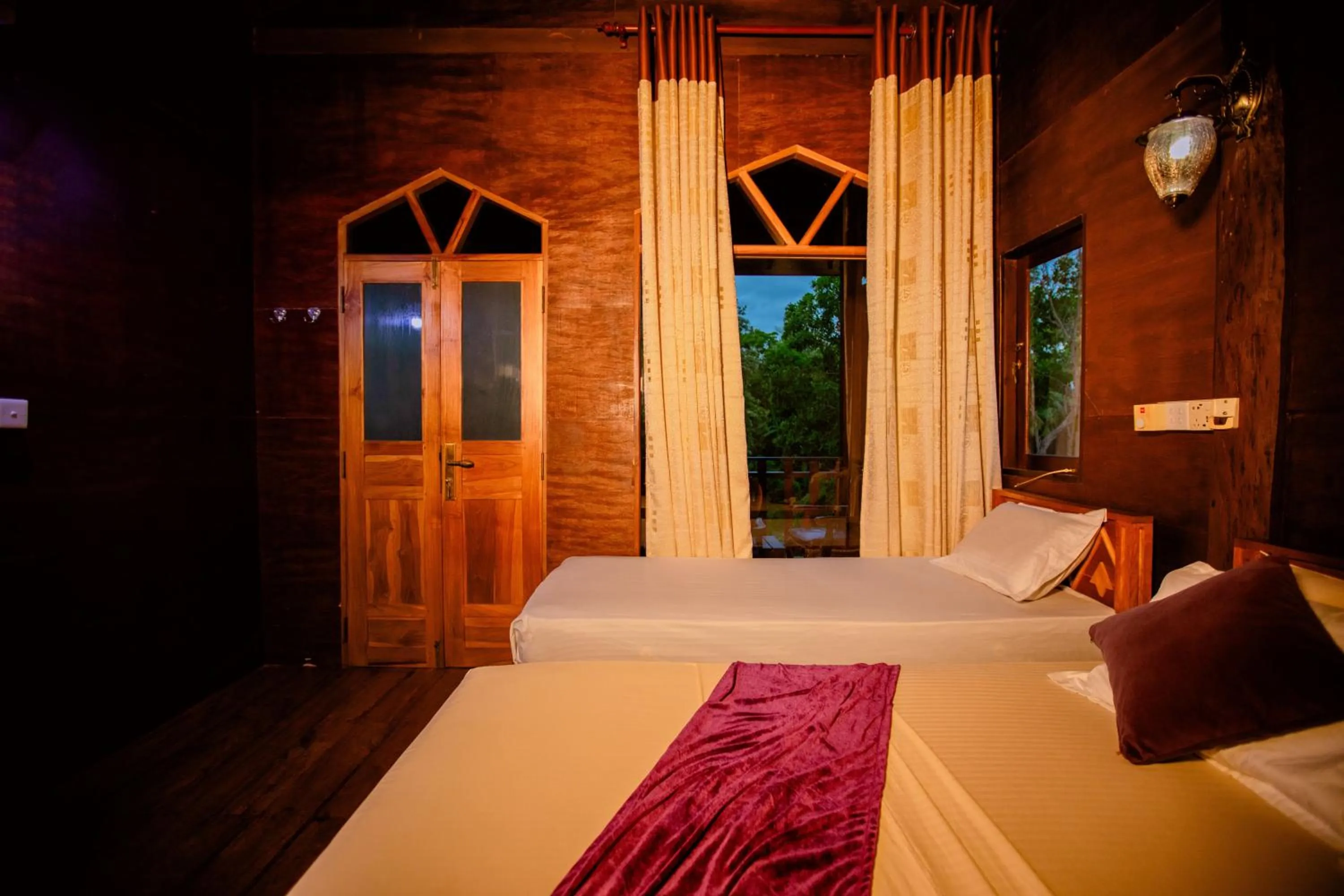 Bedroom, Bed in Yala River Face Inn