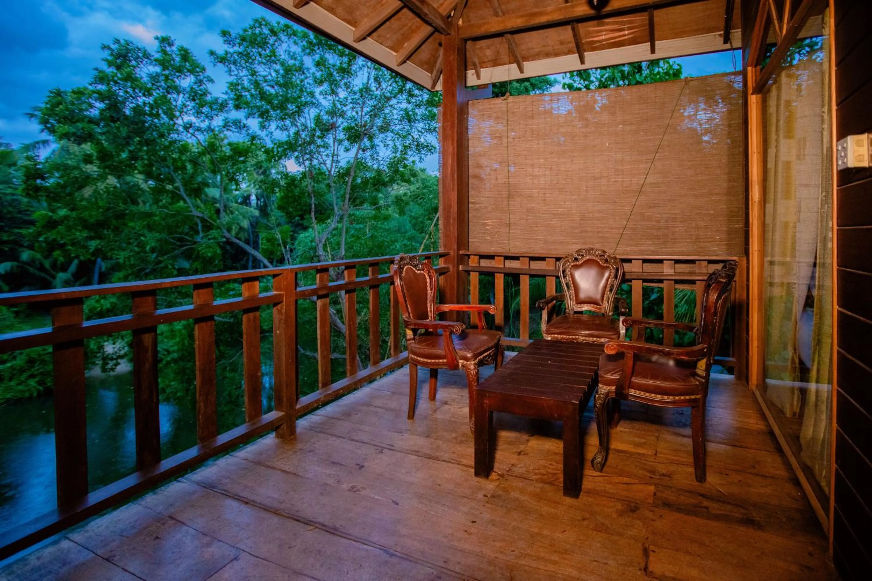 Balcony/Terrace in Yala River Face Inn