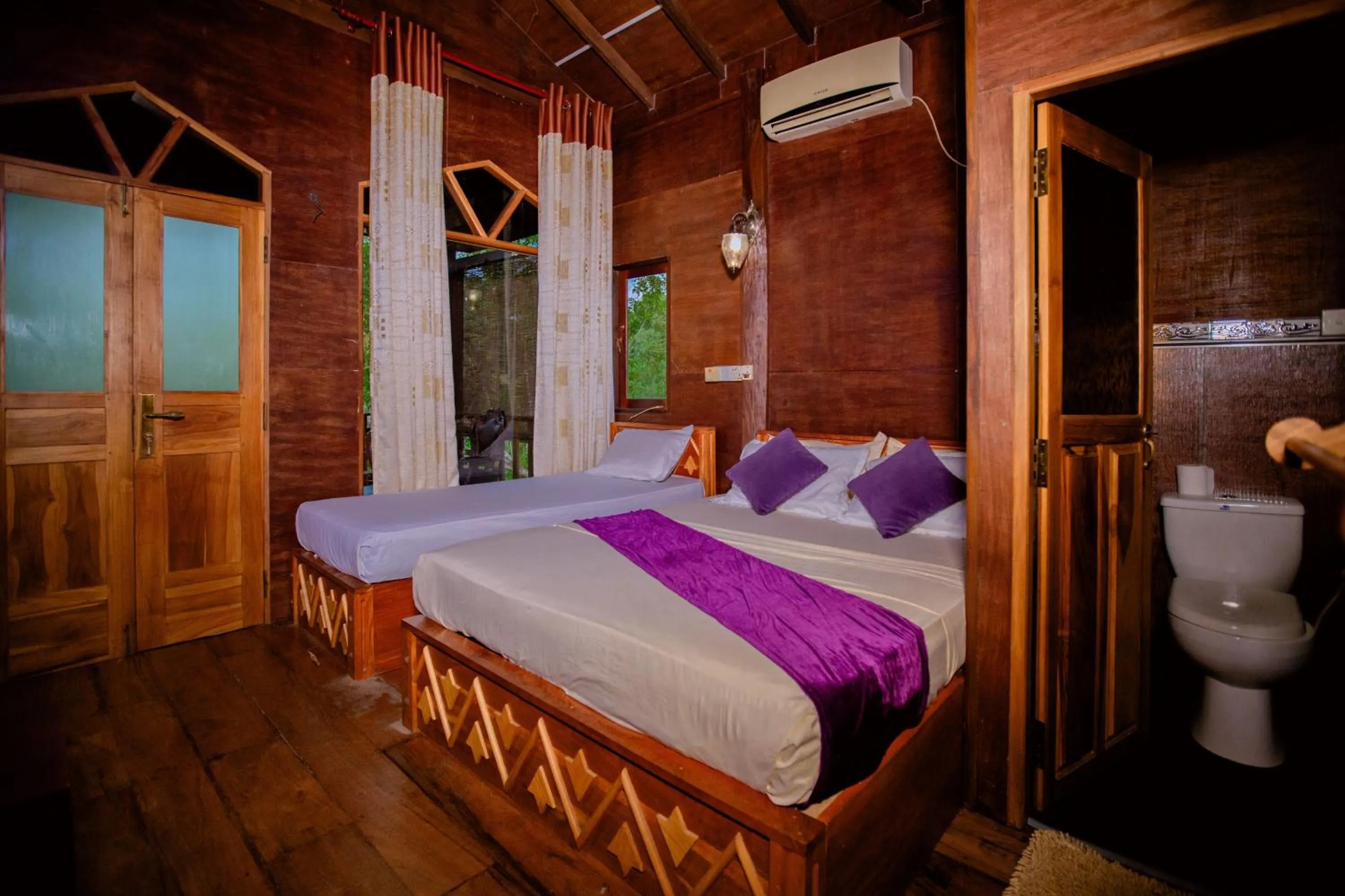 Bedroom, Bed in Yala River Face Inn