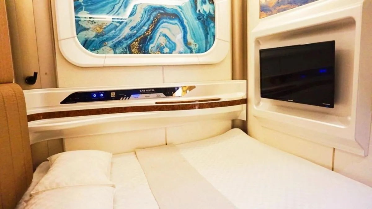 Bed in TABHotel Capsule Bandung