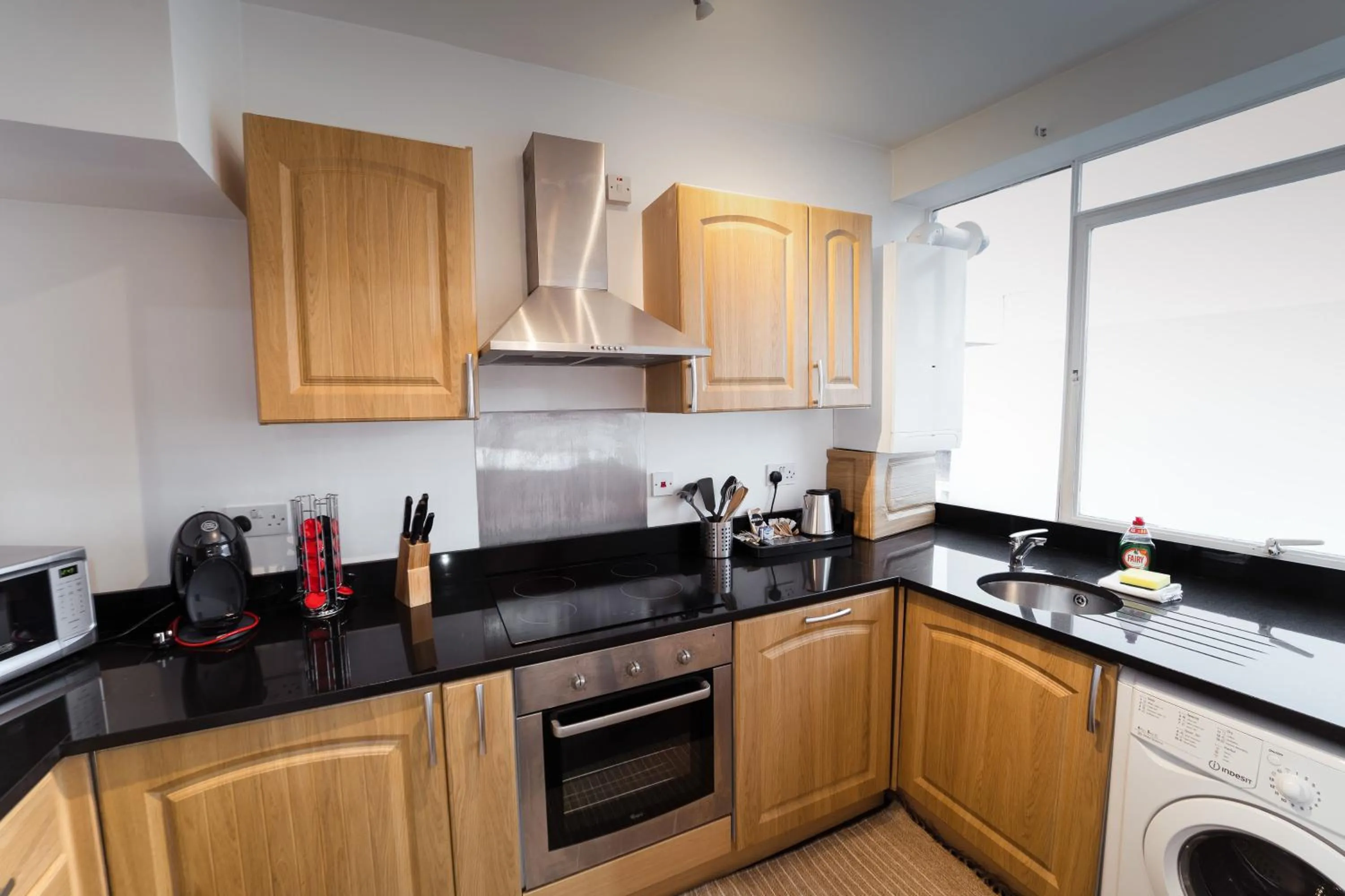 Kitchen or kitchenette in Park Lane Apartments Crawford Place