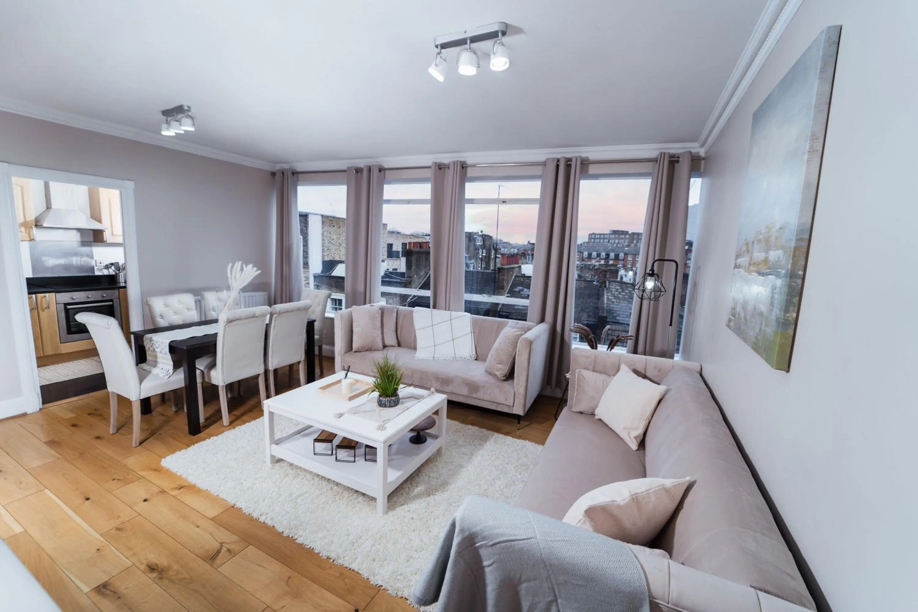 Living room in Park Lane Apartments Crawford Place