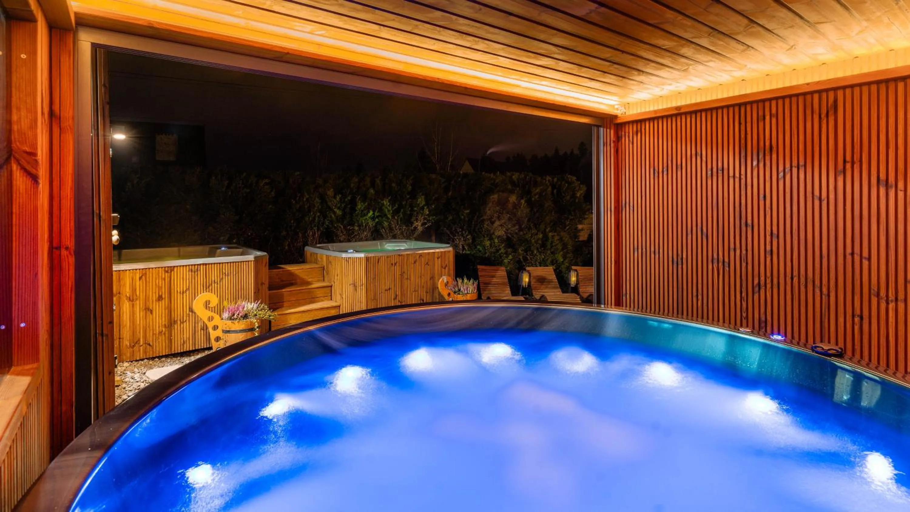 Hot Tub in Villa Delta Boutique