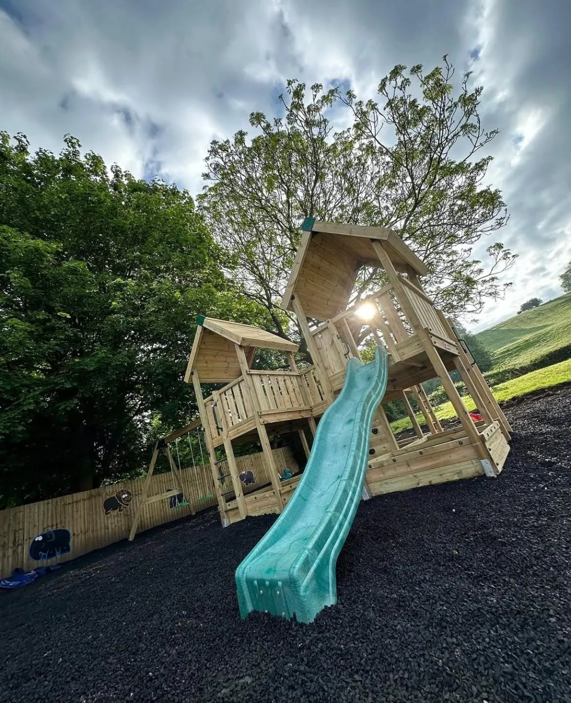 Children play ground in The Okeover Arms