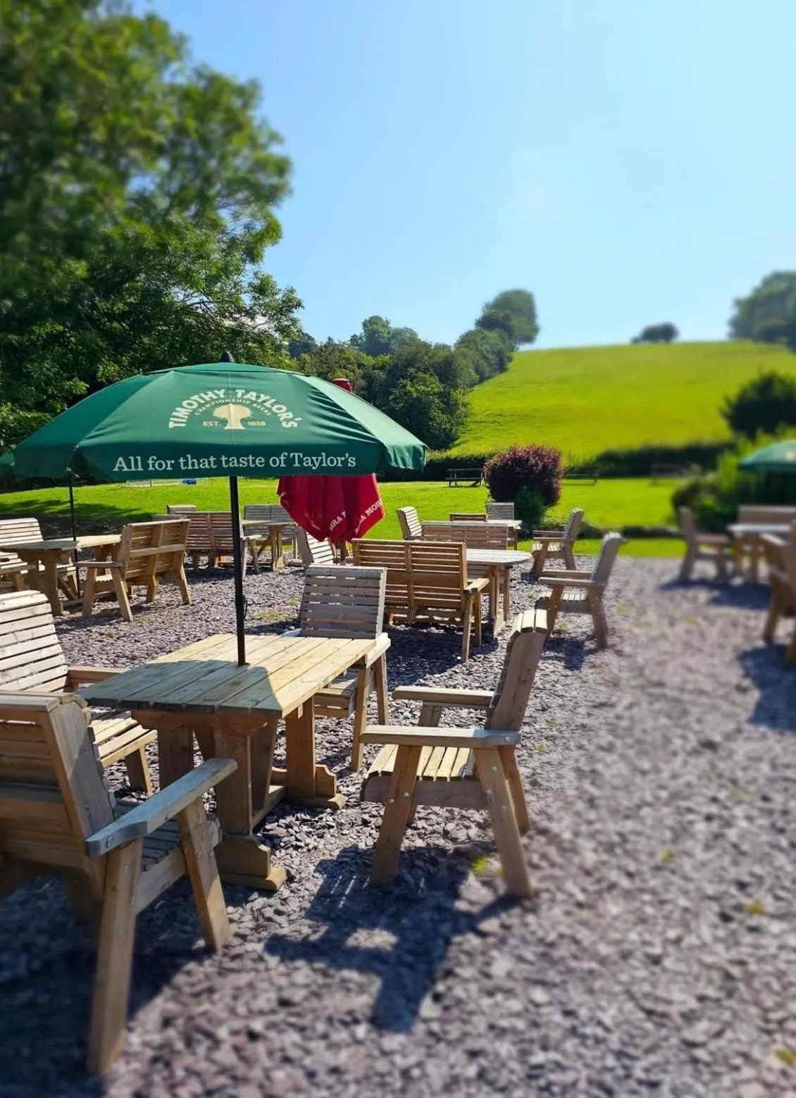 Garden in The Okeover Arms
