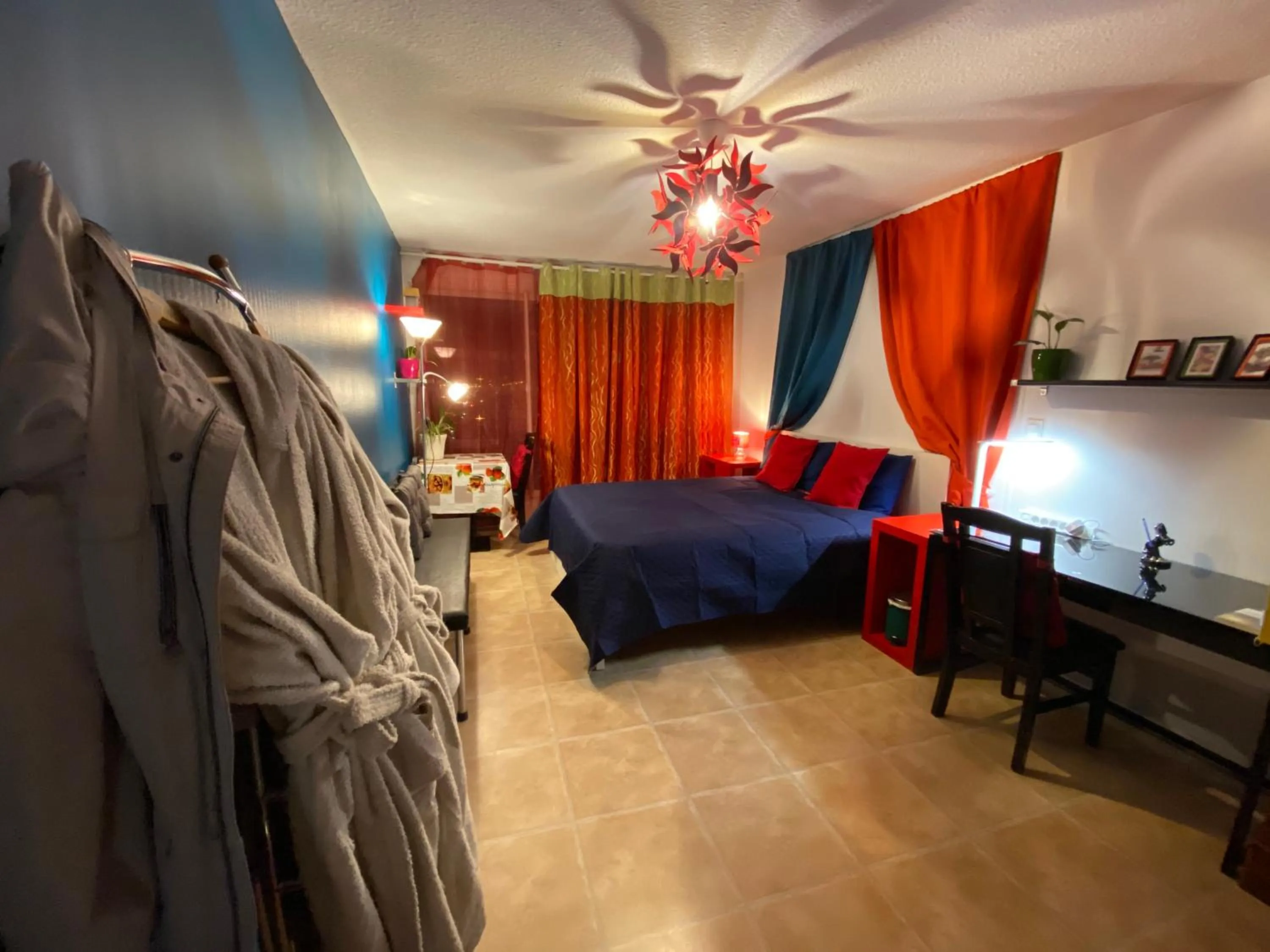 Bed in Les Meublés les Dômes du Parc