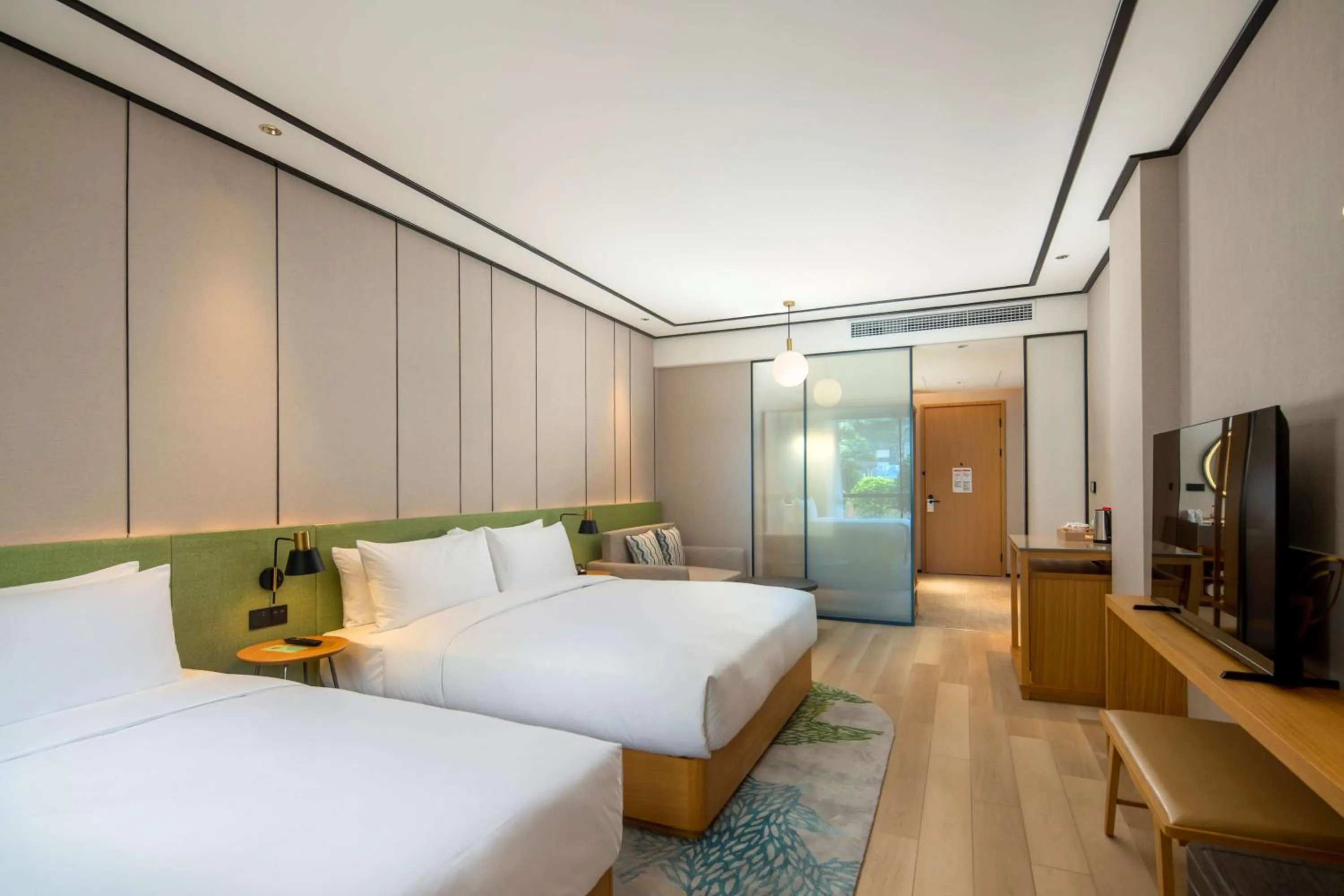 Bed in Hilton Garden Inn Guizhou Maotai Town