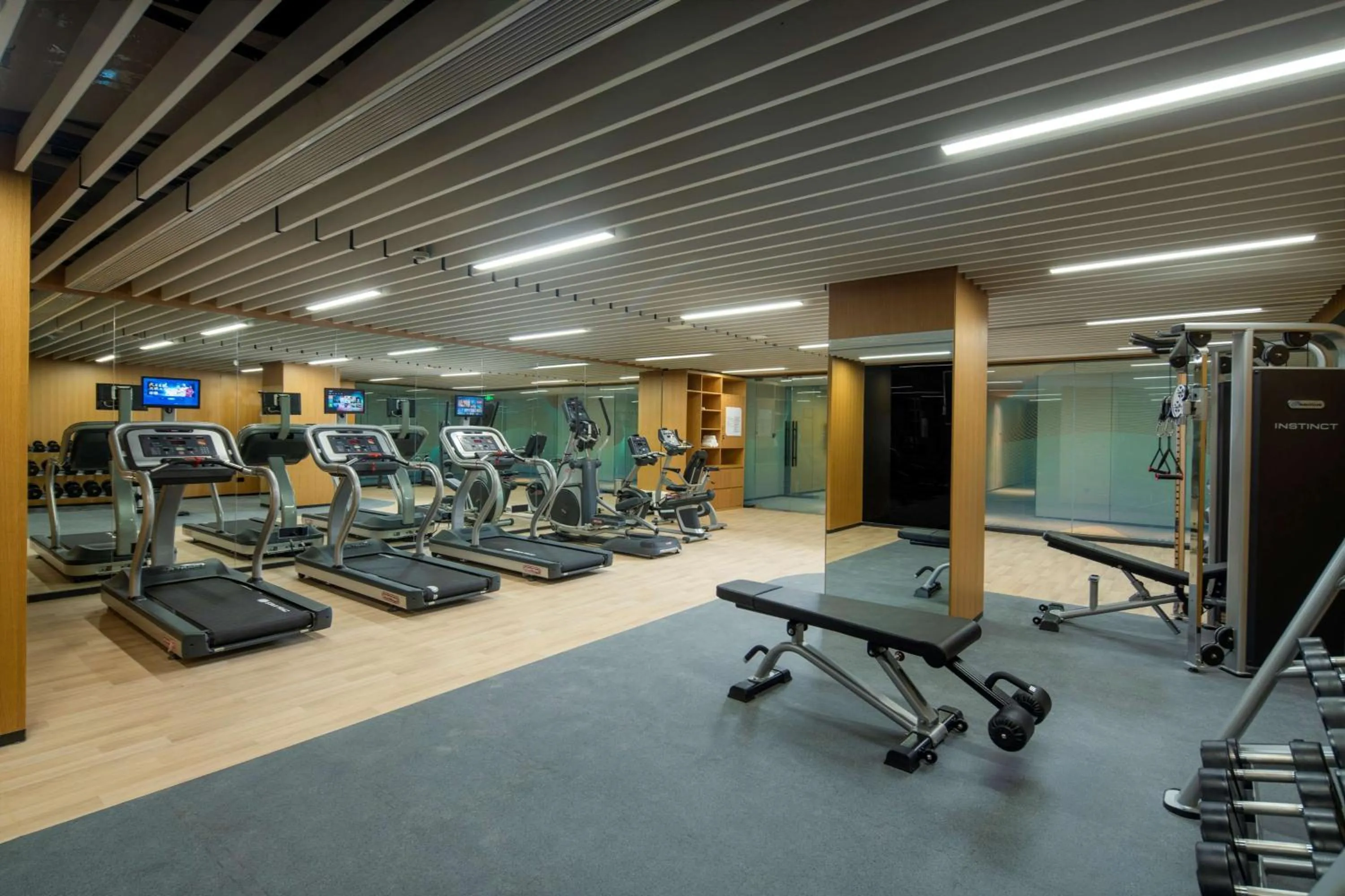 Fitness centre/facilities in Hilton Garden Inn Guizhou Maotai Town