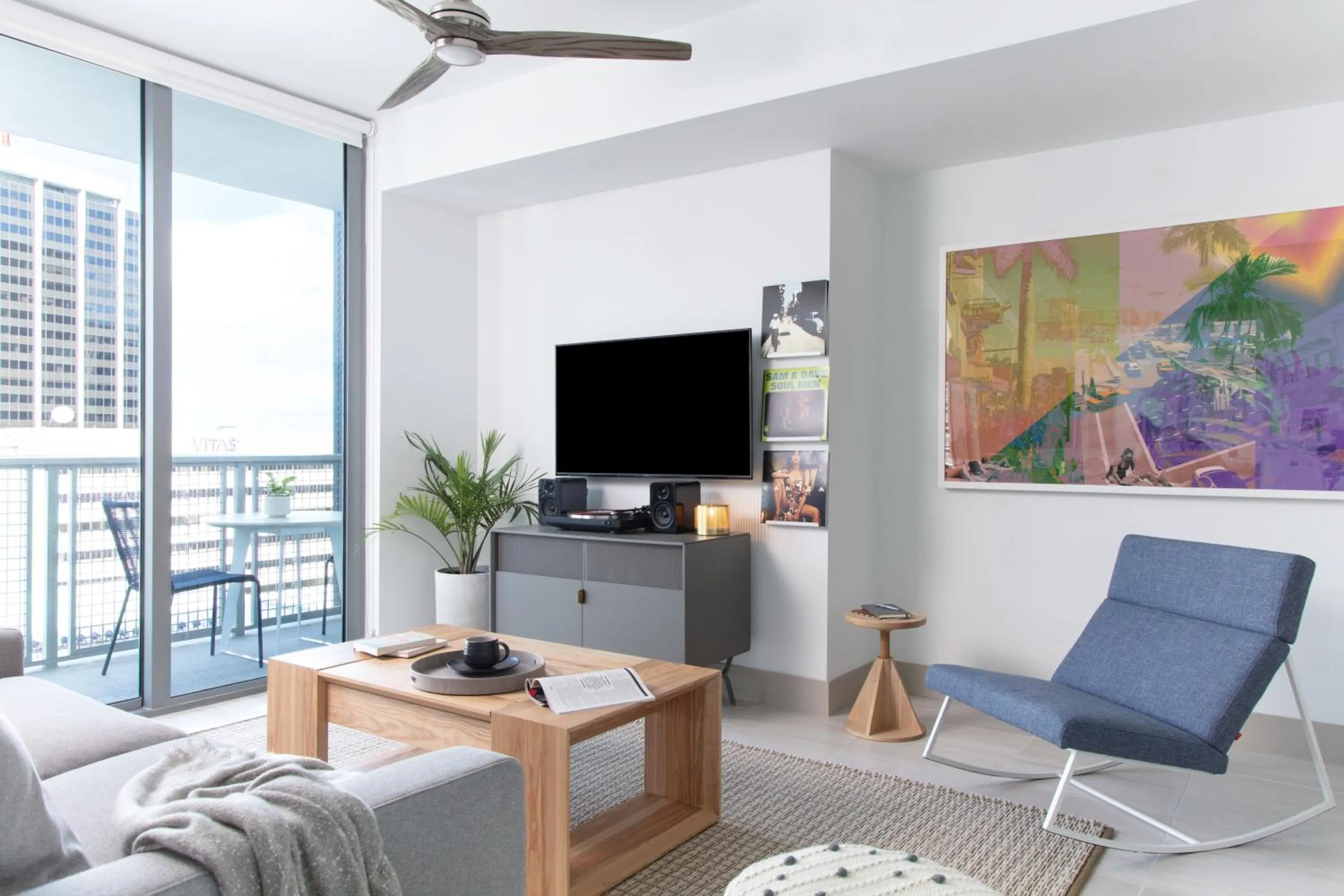 Living room in Mint House Miami - Downtown