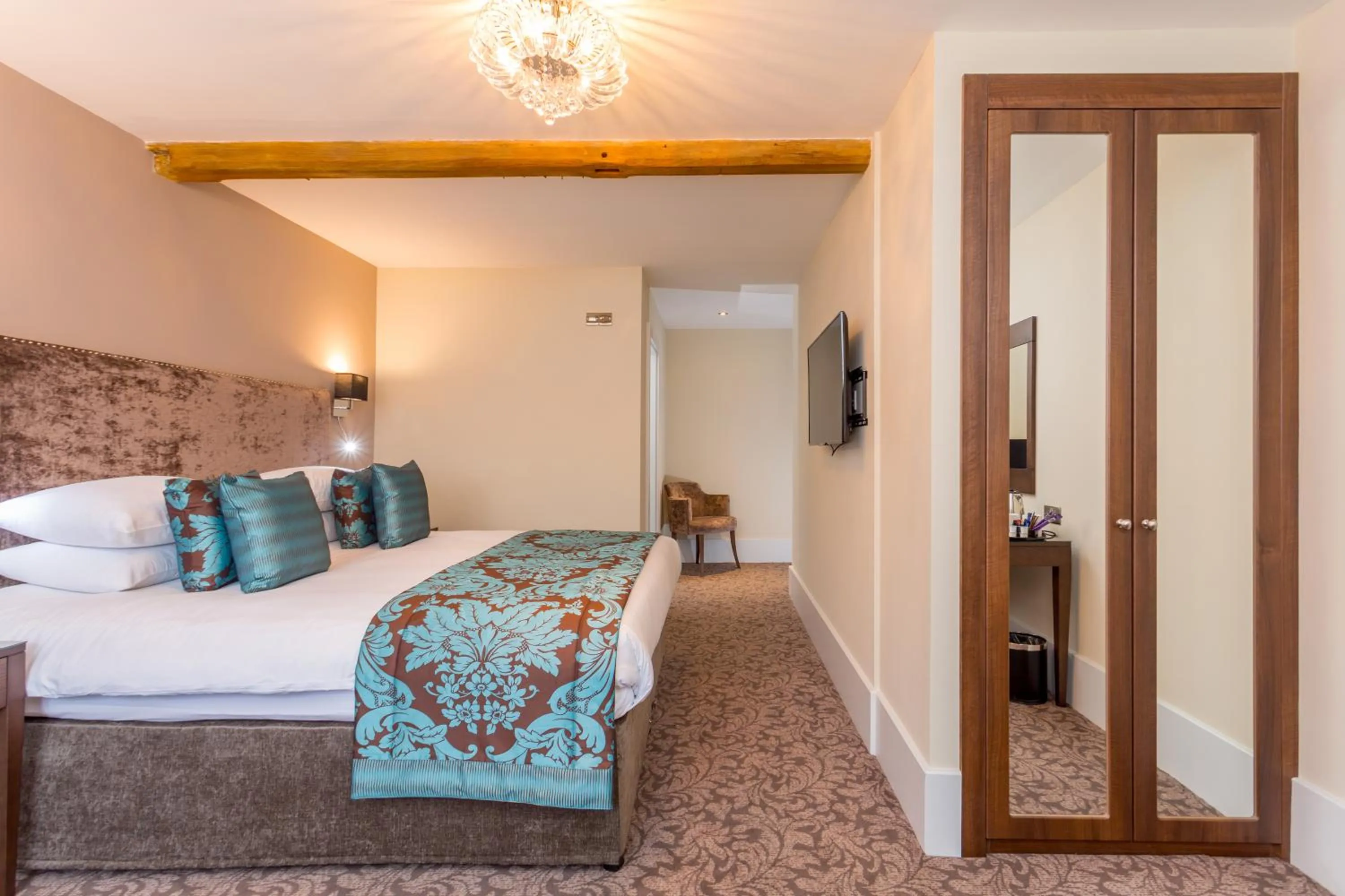 Bedroom, Bed in Barton Hall Hotel & Spa