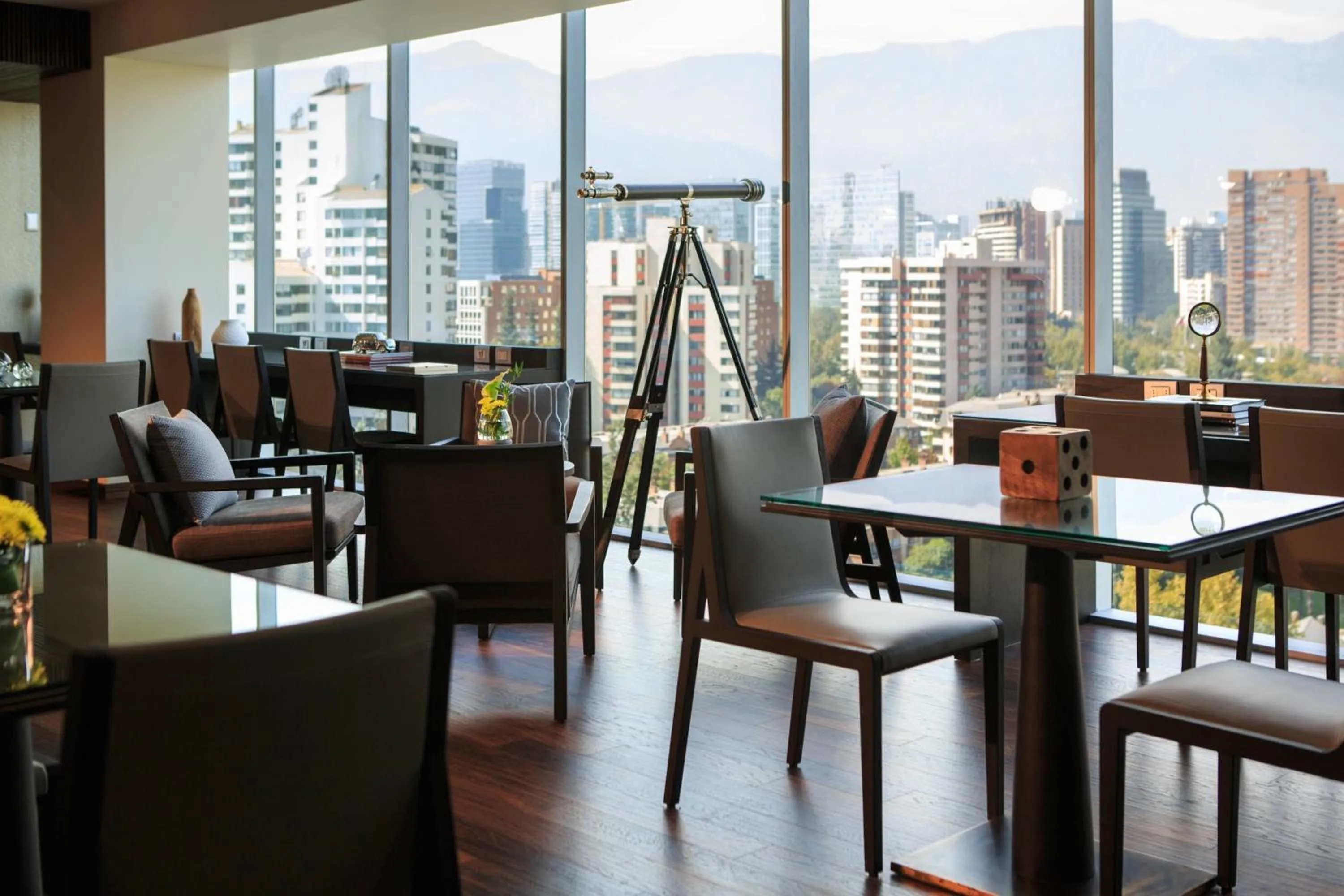Lounge or bar in Renaissance Santiago by Marriott